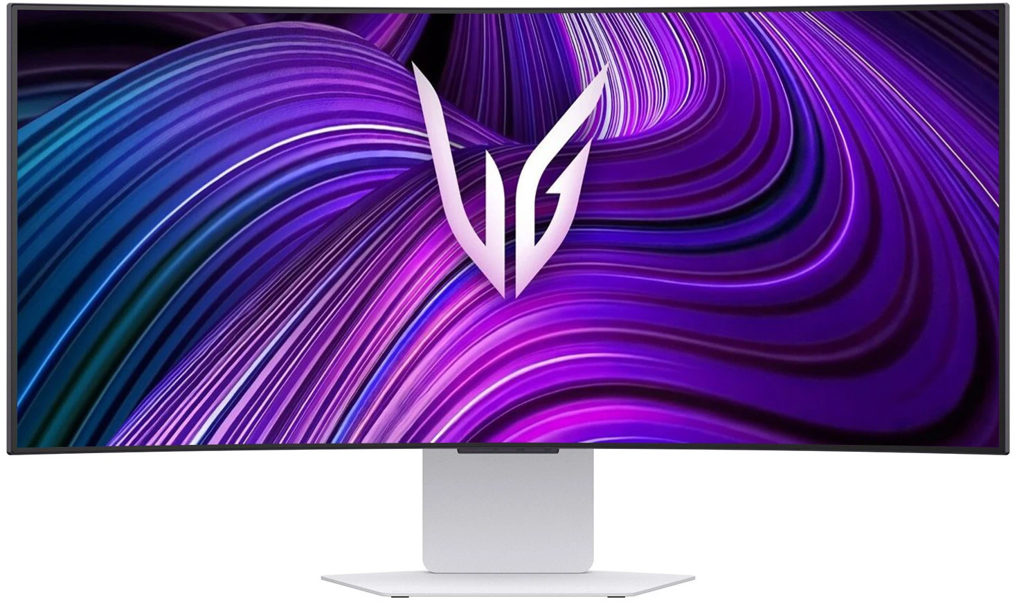 Монитор 39' LG UltraGear 39GX90SA-W OLED 3440x1440, 240 Гц, 0.03 мс, 21:9, 1300 кд/м² (пиковая), 2×HDMI 2.1, DP 1.4, USB-C (65 Вт PD), 3.5 Jack, динамики (2×7 Вт), DisplayHDR True Black 400, FreeSync Premium, G-Sync Compatible, изогнутый (800R), белый