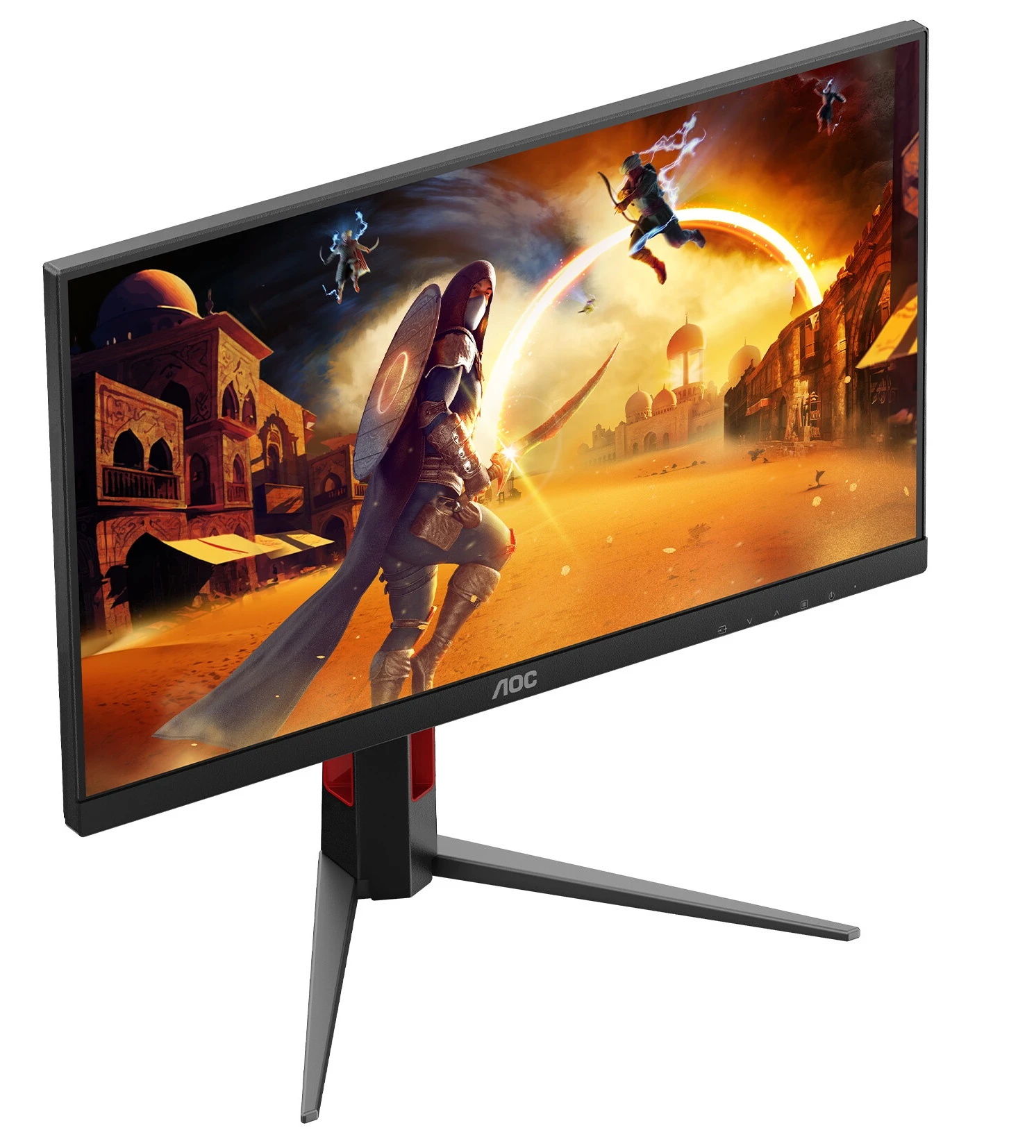 Монитор 23.8' AOC 24G4H IPS 1920x1080, 200 Гц, 0.3 мс (MPRT), 16:9, 300 кд/м², HDR10, HDMI 2.0, DP 1.4, 3.5 Jack, FreeSync, черный, фото9