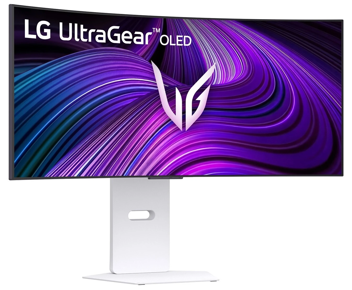 Монитор 39' LG UltraGear 39GX90SA-W OLED 3440x1440, 240 Гц, 0.03 мс, 21:9, 1300 кд/м² (пиковая), 2×HDMI 2.1, DP 1.4, USB-C (65 Вт PD), 3.5 Jack, динамики (2×7 Вт), DisplayHDR True Black 400, FreeSync Premium, G-Sync Compatible, изогнутый (800R), белый, фото2