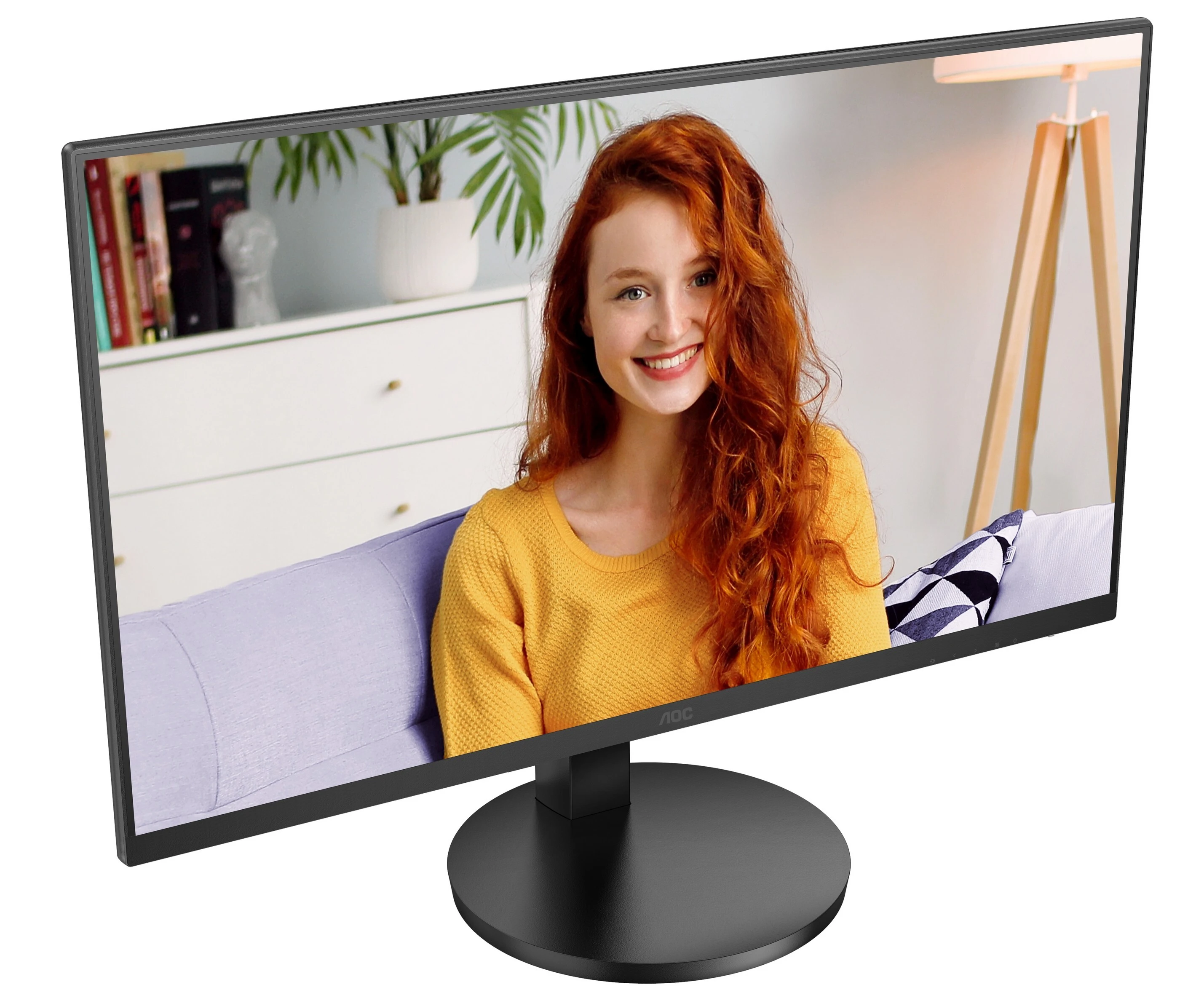 Монитор 27' AOC U27B3AF IPS 3840x2160, 60 Гц, 4 мс, 16:9, 350 кд/м², DP 1.4, HDMI 2.0, 3.5 Jack, Adaptive-Sync, HDR10, динамики (2x2 Вт), черный, фото3