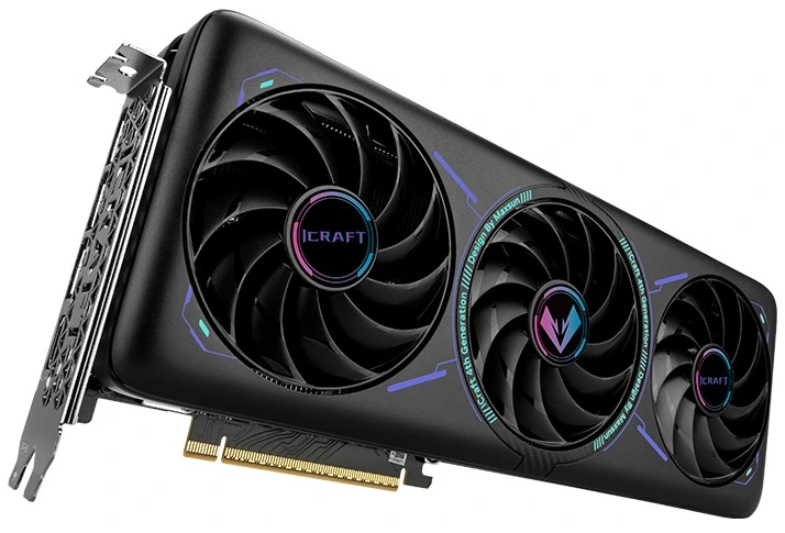 Видеокарта MAXSUN GeForce RTX 5060 iCraft OC, 8 GB GDDR7, 128 bit, 3xDisplayPort, HDMI, GPU 2280 MHz, фото3