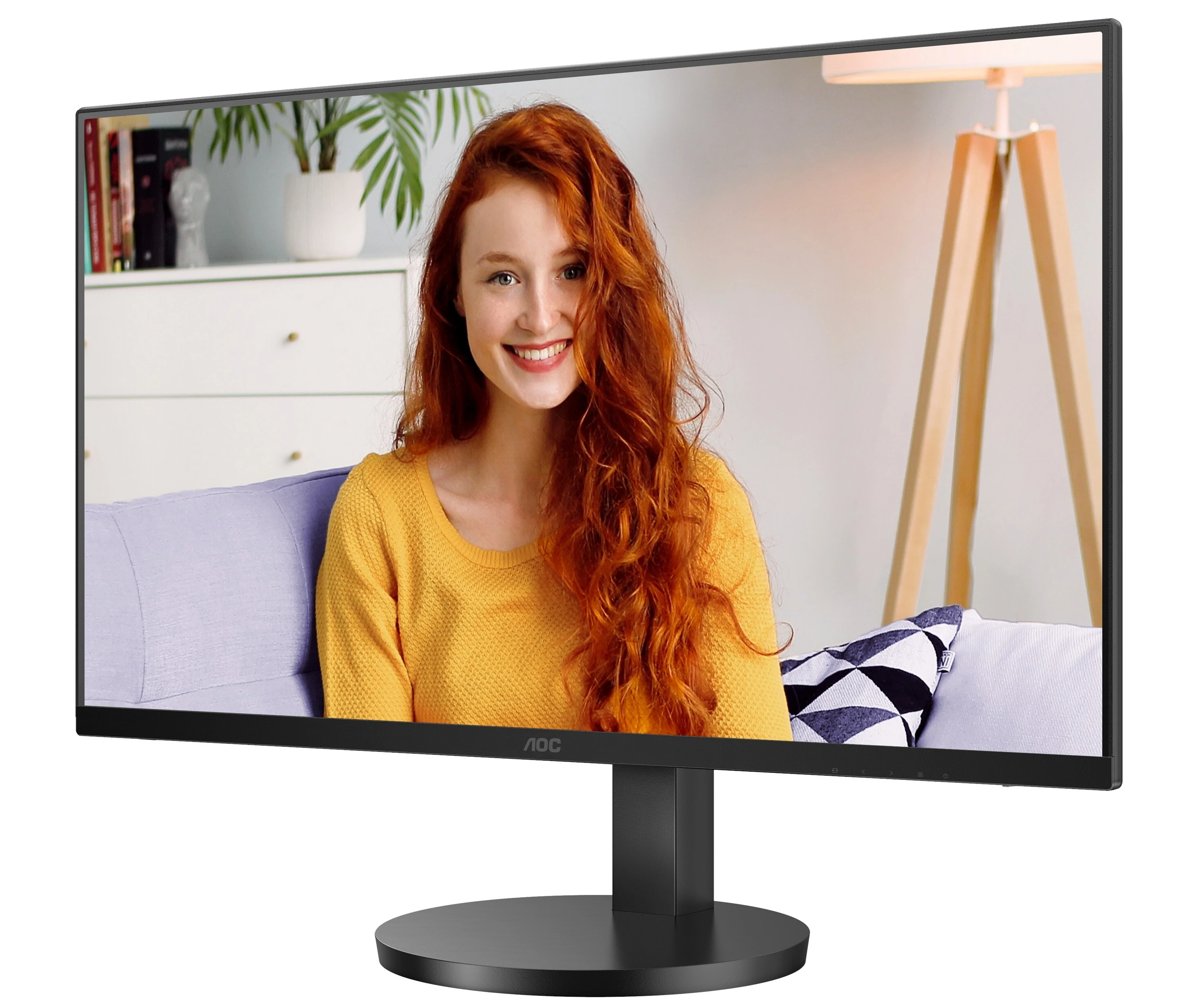 Монитор 27' AOC U27B3CF IPS 3840x2160, 60 Гц, 4 мс, 16:9, 350 кд/м², HDMI 2.0, USB-C, 3.5 Jack, USB Hub (2x USB 3.0), Adaptive-Sync, HDR10, динамики (2x2 Вт), черный, фото8