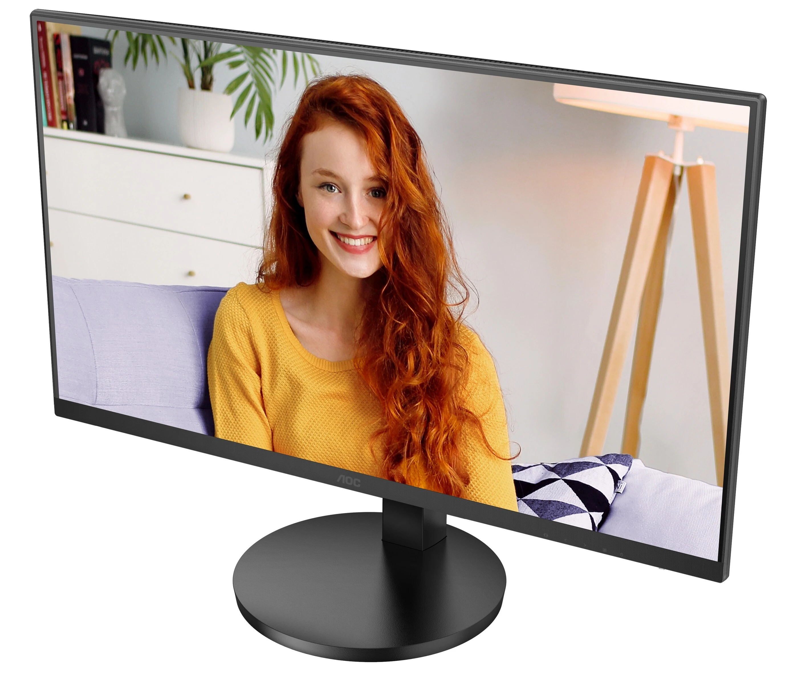 Монитор 27' AOC U27B3AF IPS 3840x2160, 60 Гц, 4 мс, 16:9, 350 кд/м², DP 1.4, HDMI 2.0, 3.5 Jack, Adaptive-Sync, HDR10, динамики (2x2 Вт), черный, фото4