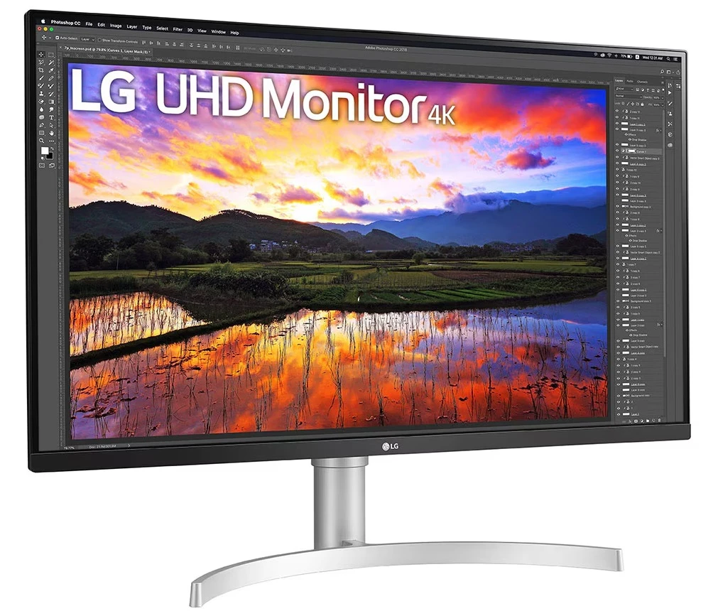Монитор 31.5' LG 32UN650K-W IPS 3840x2160, 60 Гц, 5 мс, 16:9, 350 кд/м², 2xHDMI 2.0, DP 1.4, 3.5 мм, динамики (2x5 Вт), FreeSync, HDR10, черный/белый, фото4