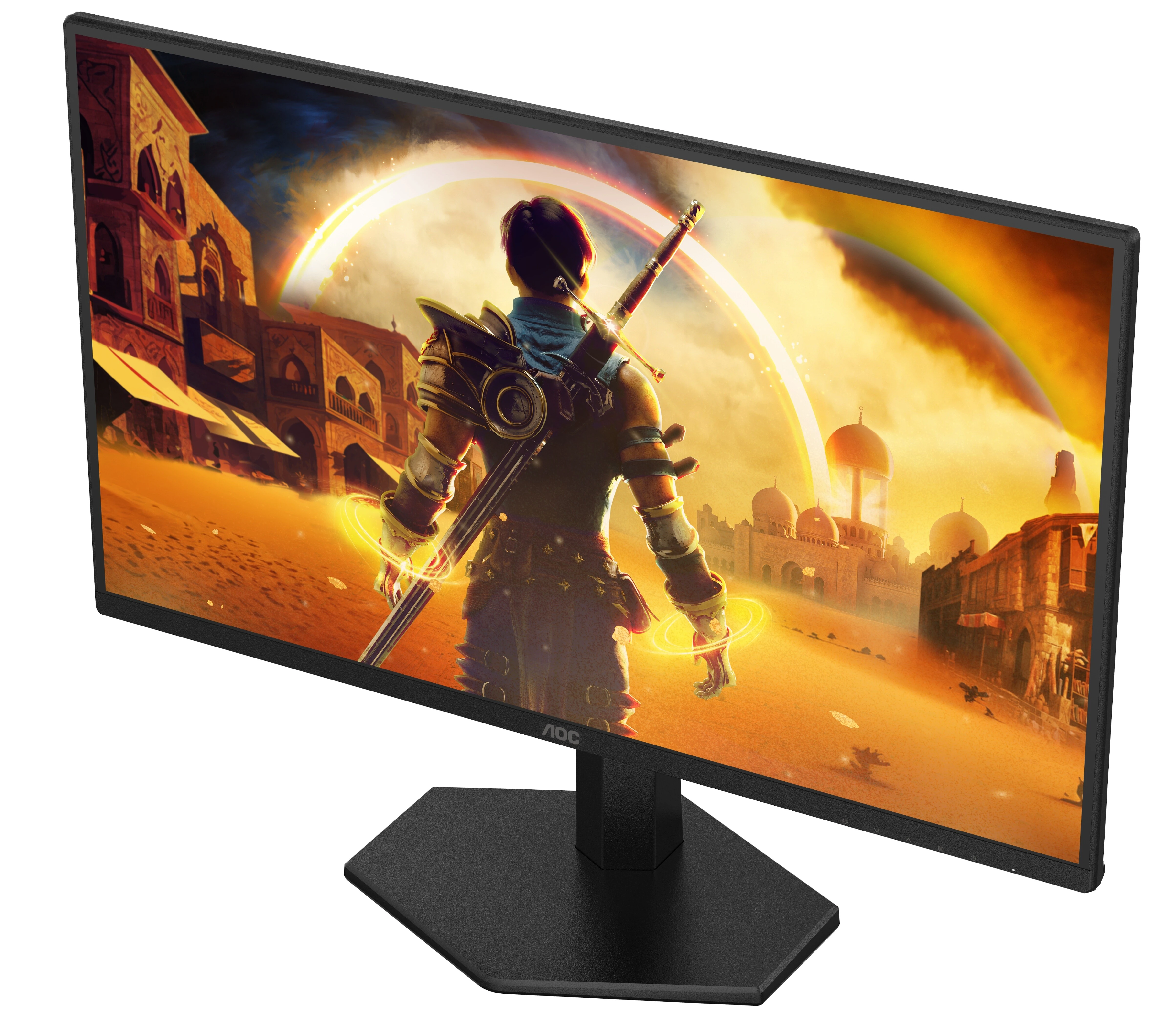 Монитор 27' AOC 27G42E Fast IPS 1920x1080, 180 Гц, 0.5 мс, 16:9, 300 кд/м², HDMI 2.0, DP 1.4, 3.5 Jack, Adaptive-Sync, HDR10, черный, фото5