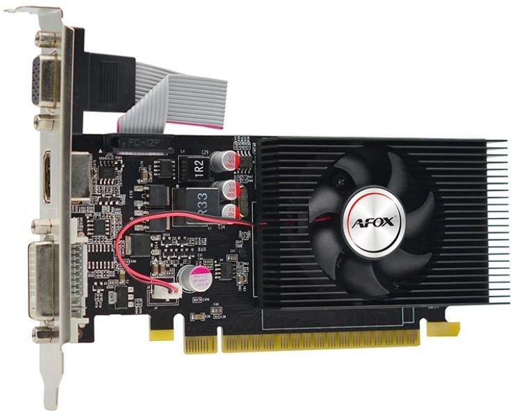 Видеокарта AFOX GeForce GT 730, 4 GB DDR3, 128 bit, DVI-D, HDMI, VGA (D-Sub), GPU 700 МГц, фото2