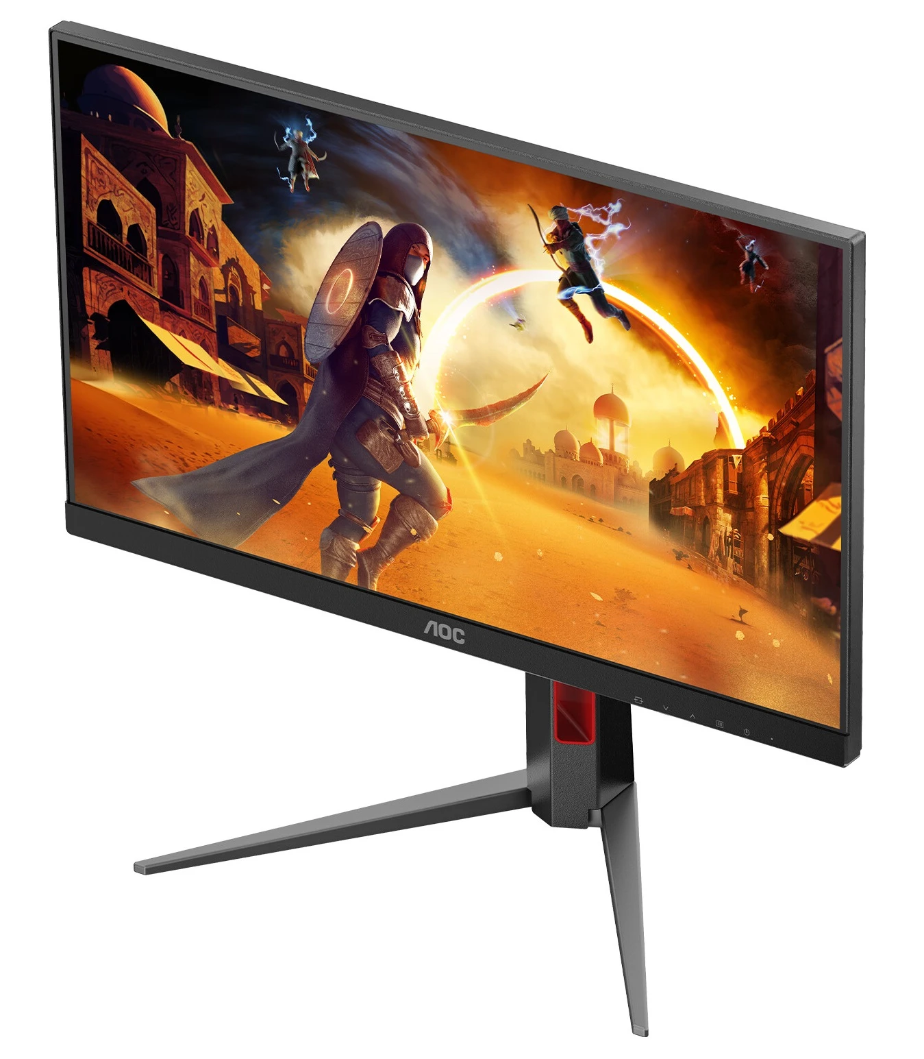Монитор 23.8' AOC 24G4H IPS 1920x1080, 200 Гц, 0.3 мс (MPRT), 16:9, 300 кд/м², HDR10, HDMI 2.0, DP 1.4, 3.5 Jack, FreeSync, черный, фото10