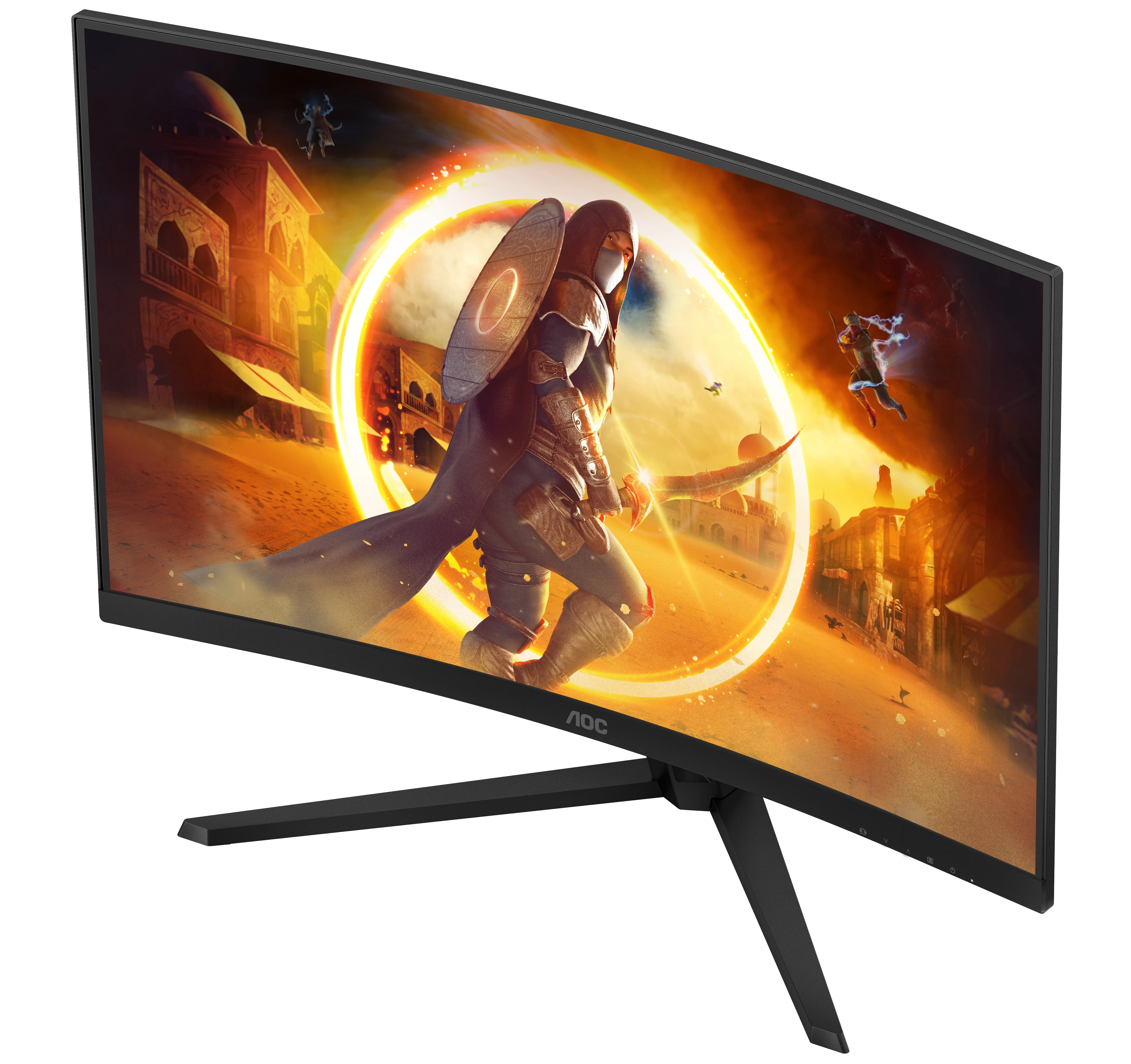 Монитор 32' AOC CQ32G4VE, VA 2560x1440, 180 Гц, 1 мс, 16:9, 300 кд/м², 2xHDMI, 1xDP, 1x3.5 мм, изогнутый R1500, черный, фото16