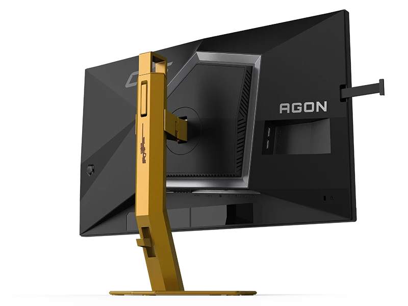 Монитор 24.1' AOC CS24A TN 1920x1080, 610 Гц, 0.3 мс, 16:9, 500 кд/м², 2xHDMI 2.1, DP 1.4, 3.5 Jack, USB Hub (4x USB 3.2), HDR10, FreeSync, черно-оранжевый, фото5