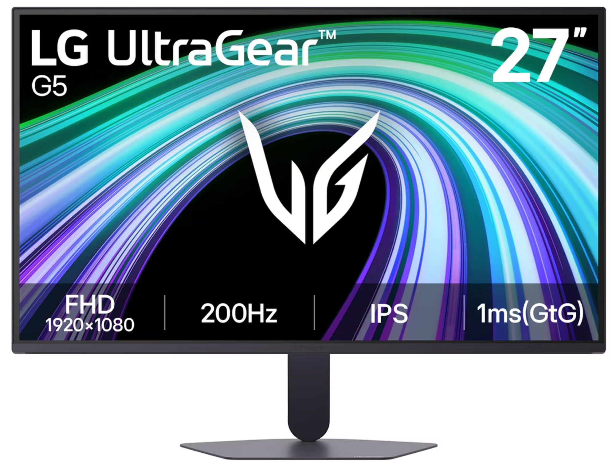 Монитор LG 27" UltraGear 27G523B-B черный IPS LED 16:9 HDMI матовая 1000:1 300cd 178гр/178гр 1920x1080 200Hz FreeSync Premium DP FHD 4.2кг