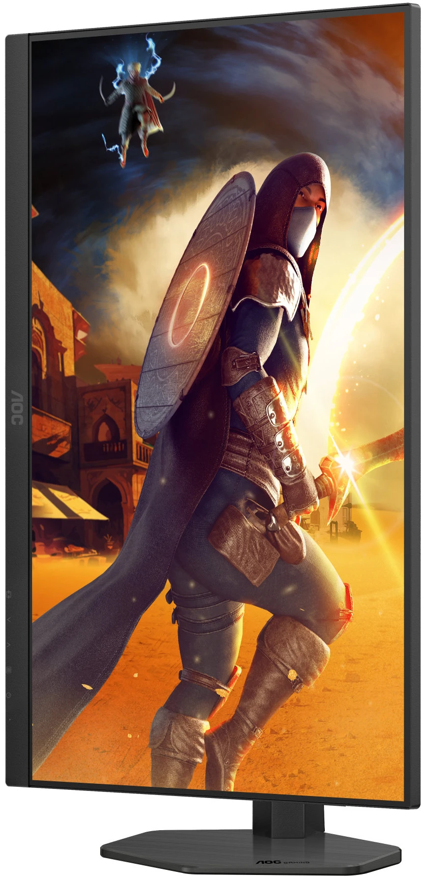 Монитор 27' AOC Q27G4ZR IPS 2560x1440, 240 Гц, 1 мс, 16:9, 400 кд/м², 2xHDMI 2.0, DP 1.4, 3.5 Jack, динамики (2x2 Вт), FreeSync Premium, G-Sync Compatible, черный/красный, фото5