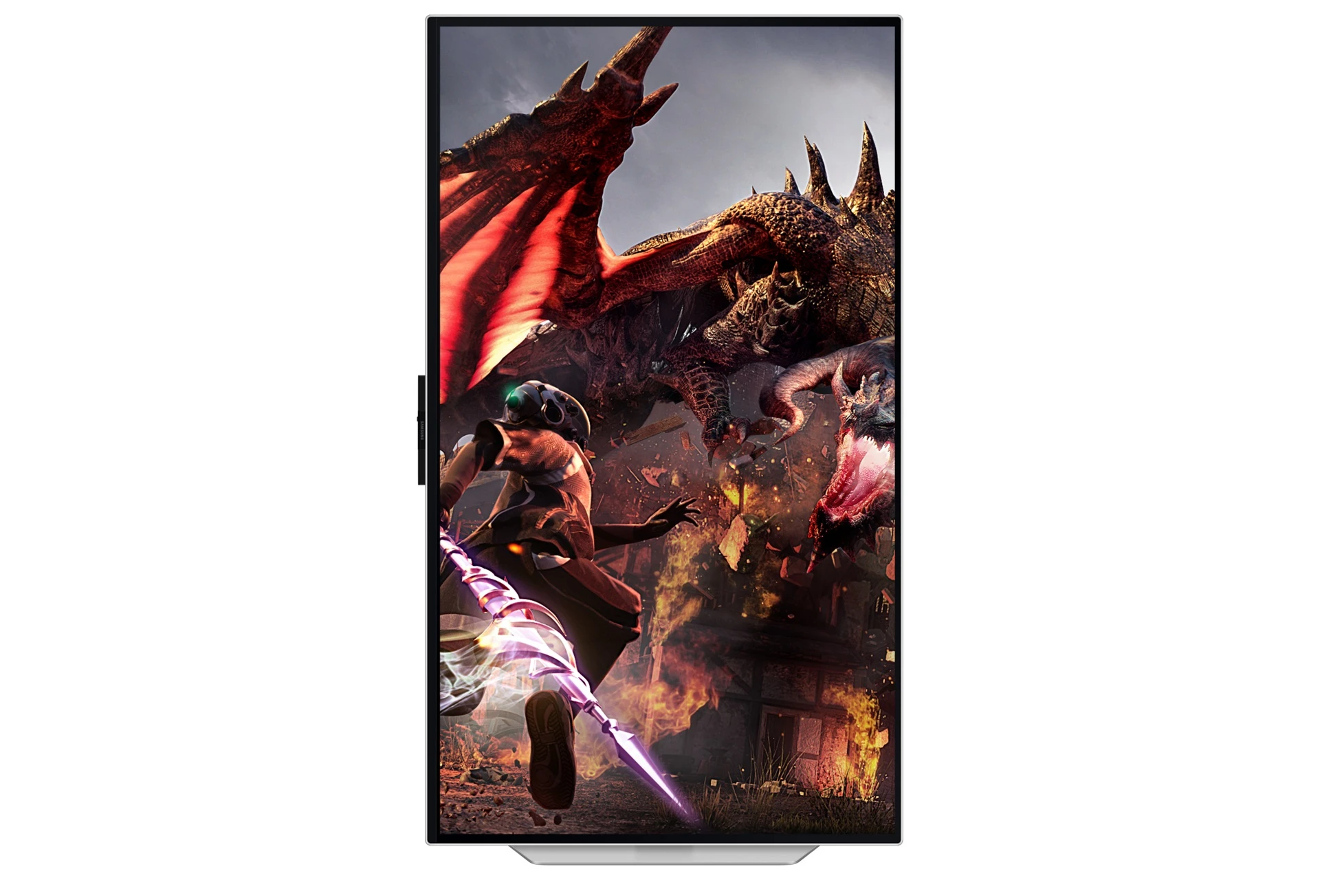 Монитор 31.5' Samsung Odyssey OLED G8 G80SD OLED 3840x2160, 240 Гц, 0.03 мс, 16:9, 250 кд/м², 2xHDMI, 1xDP, 2xUSB, 1xUSB-B, 2x5 Вт, серебристый, фото9