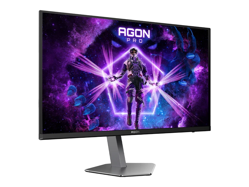 Монитор 26.5' AOC AGON PRO AG276QSD QD-OLED 2560x1440, 360 Гц, 0.03 мс, 16:9, 1000 кд/м², 2xHDMI 2.1, 2xDP 1.4, 3.5 Jack, USB Hub (2x USB 3.2 Gen1), динамики (2x5 Вт), HDR10, FreeSync, черно-серый, фото2