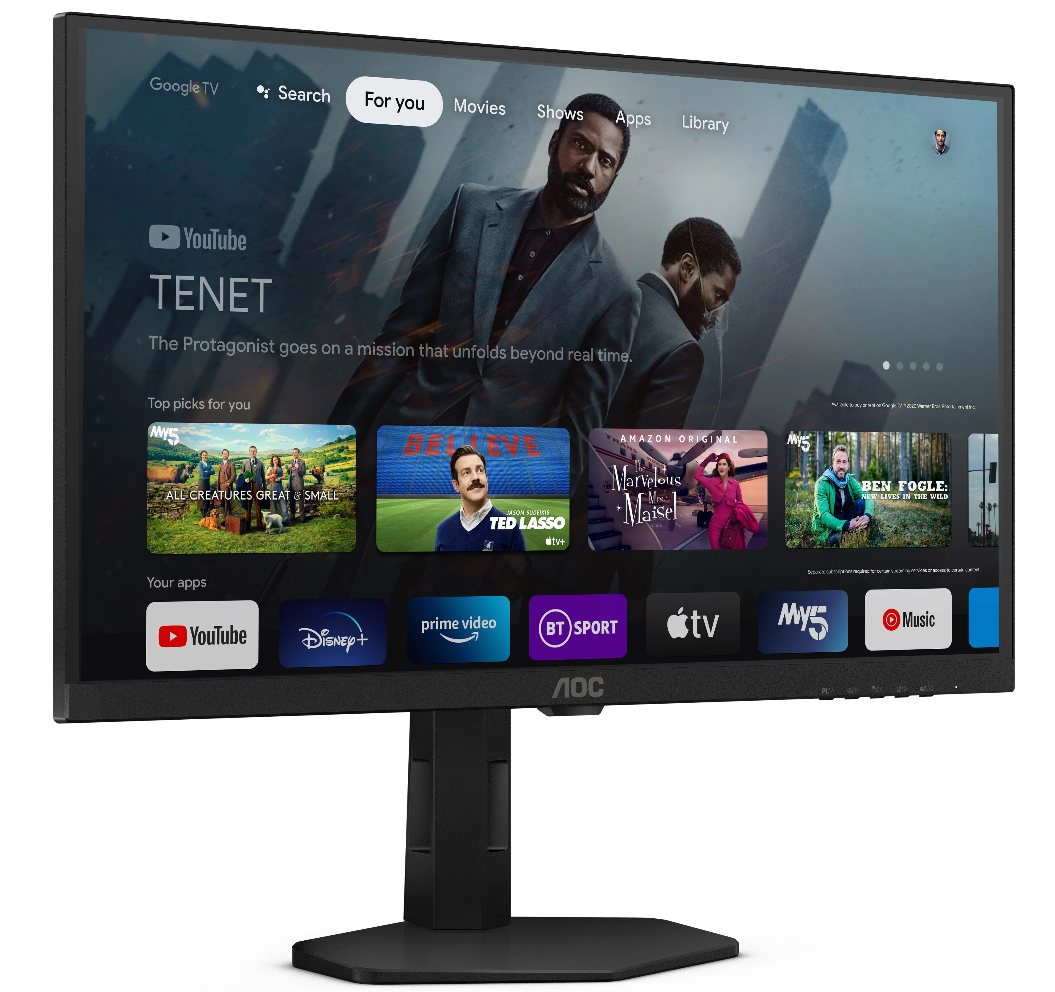 Монитор 27' AOC Q27G4XY Fast VA 2560x1440, 180 Гц, 0.3 мс (MPRT), 16:9, 450 кд/м², 2×HDMI 2.0, DP 1.4, 3.5 Jack, HDR10 (DisplayHDR 400), FreeSync, черный с красным, фото2