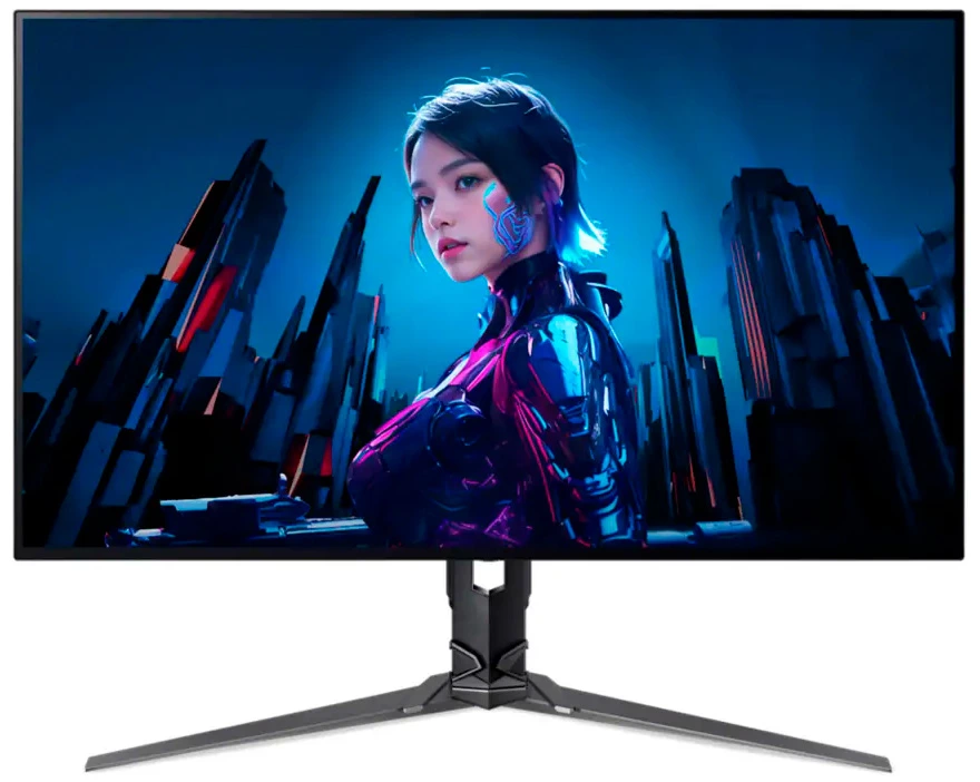 Монитор 31.5" Acer Predator X32X5bmiiphuzx QD-OLED 3840x2160, 240 Гц, 0.03 мс, 16:9, 250 кд/м², 2xHDMI, DisplayPort, USB Type-C, Flicker Free, Low Blue Light, черный