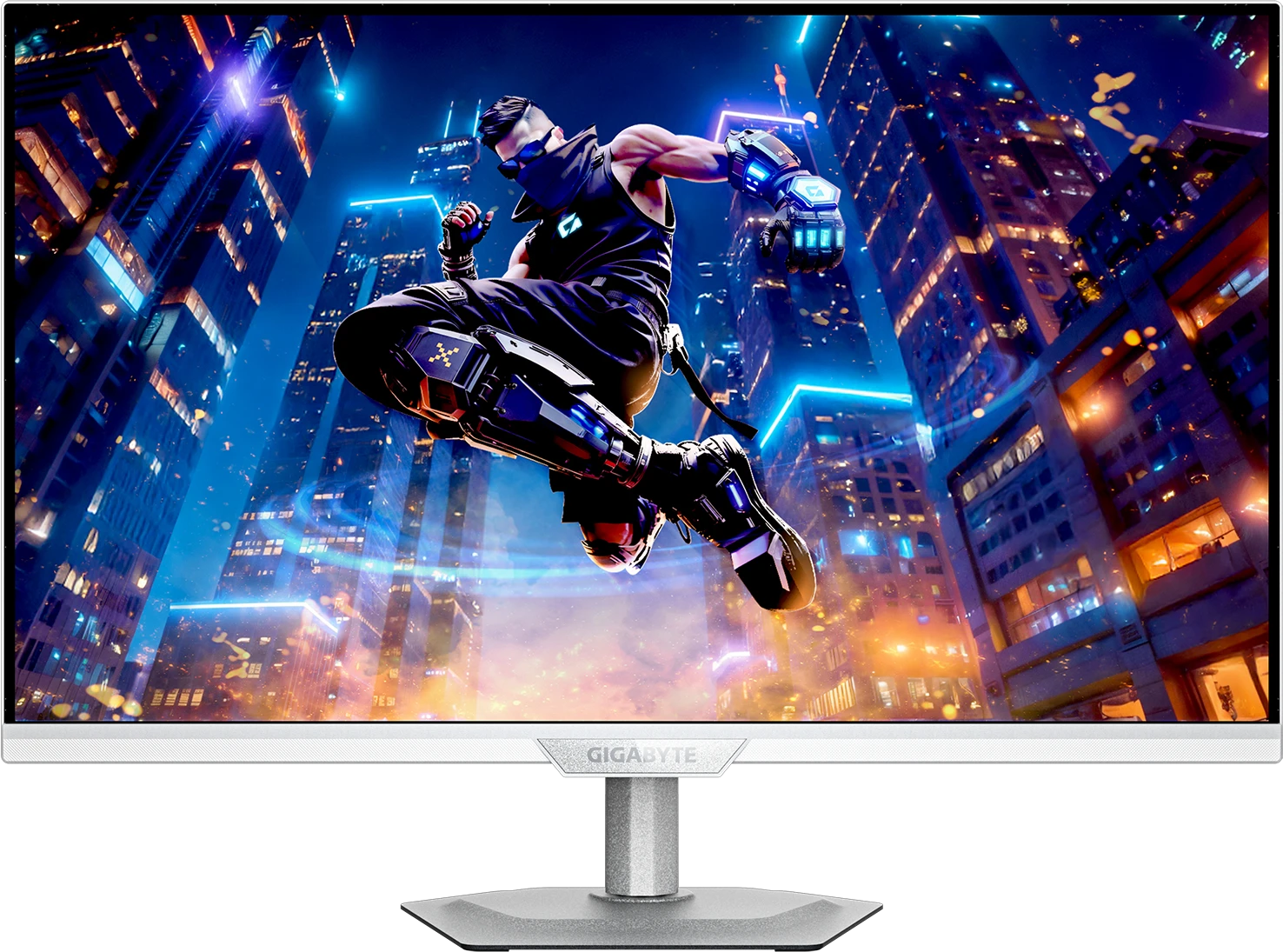 Монитор 27' Gigabyte M27UP EK IPS 3840x2160, 160 Гц, 1 мс, 16:9, 350 кд/м², 2xHDMI 2.1, DP 1.4, USB-C, USB Hub (4x USB 3.2), 3.5 Jack, динамики (2x5 Вт), DisplayHDR 400, FreeSync Premium, G-Sync Compatible, VESA 100x100, черный