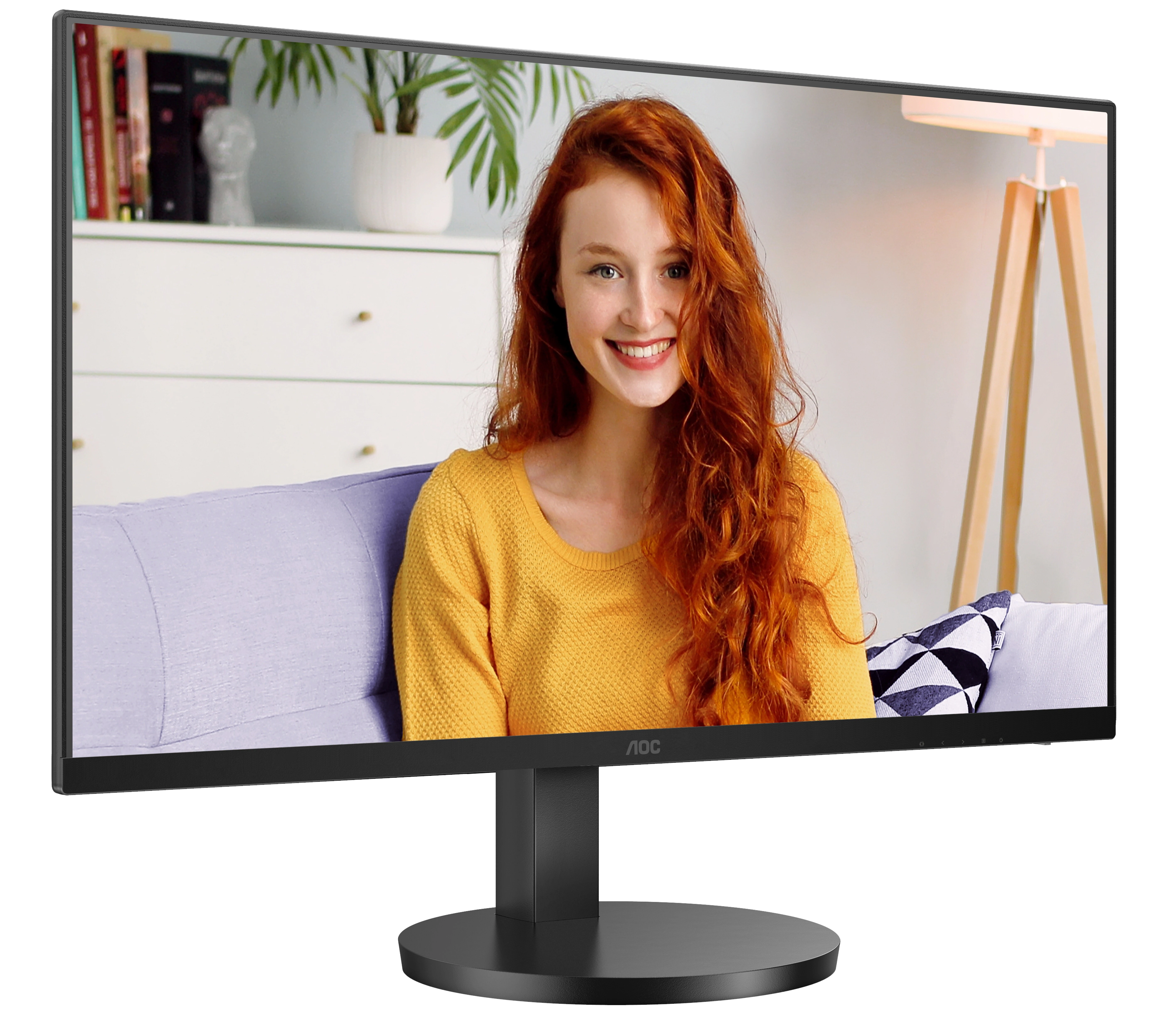 Монитор 27' AOC U27B3CF IPS 3840x2160, 60 Гц, 4 мс, 16:9, 350 кд/м², HDMI 2.0, USB-C, 3.5 Jack, USB Hub (2x USB 3.0), Adaptive-Sync, HDR10, динамики (2x2 Вт), черный, фото7