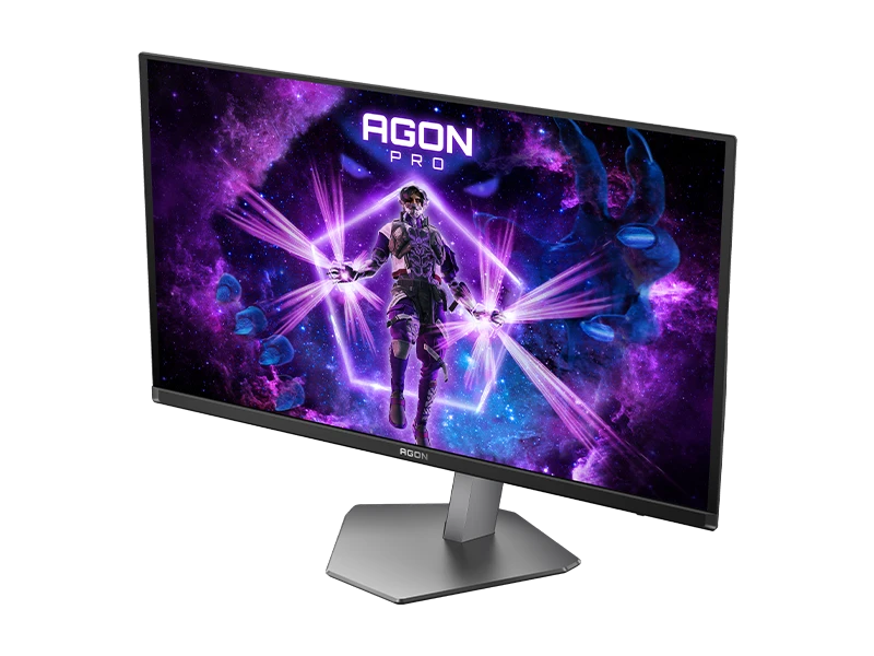 Монитор 26.5' AOC AGON PRO AG276QSD QD-OLED 2560x1440, 360 Гц, 0.03 мс, 16:9, 1000 кд/м², 2xHDMI 2.1, 2xDP 1.4, 3.5 Jack, USB Hub (2x USB 3.2 Gen1), динамики (2x5 Вт), HDR10, FreeSync, черно-серый, фото4