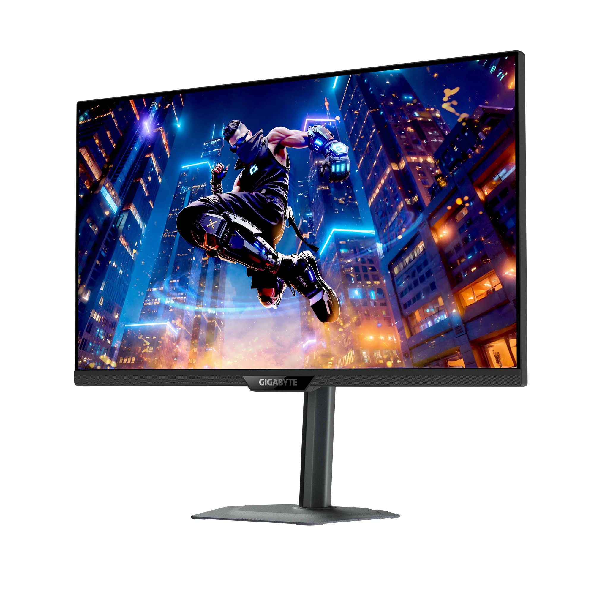Монитор 27' Gigabyte M27UP EK IPS 3840x2160, 160 Гц, 1 мс, 16:9, 350 кд/м², 2xHDMI 2.1, DP 1.4, USB-C, USB Hub (4x USB 3.2), 3.5 Jack, динамики (2x5 Вт), DisplayHDR 400, FreeSync Premium, G-Sync Compatible, VESA 100x100, черный, фото2