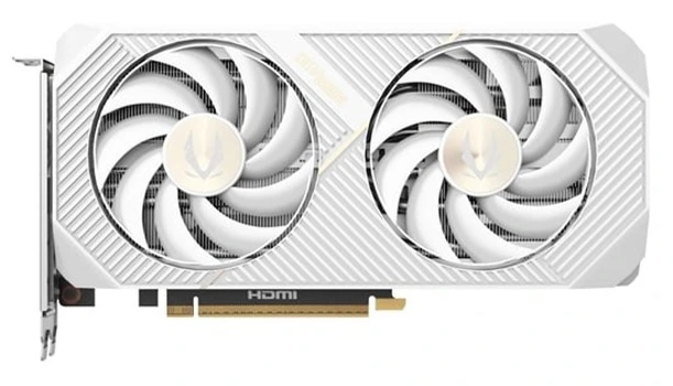 Видеокарта Zotac GeForce RTX 5070 GAMING Twin Edge OC White Edition, 12 GB GDDR7, 192 bit, 3xDisplayPort, HDMI, GPU 2325 MHz