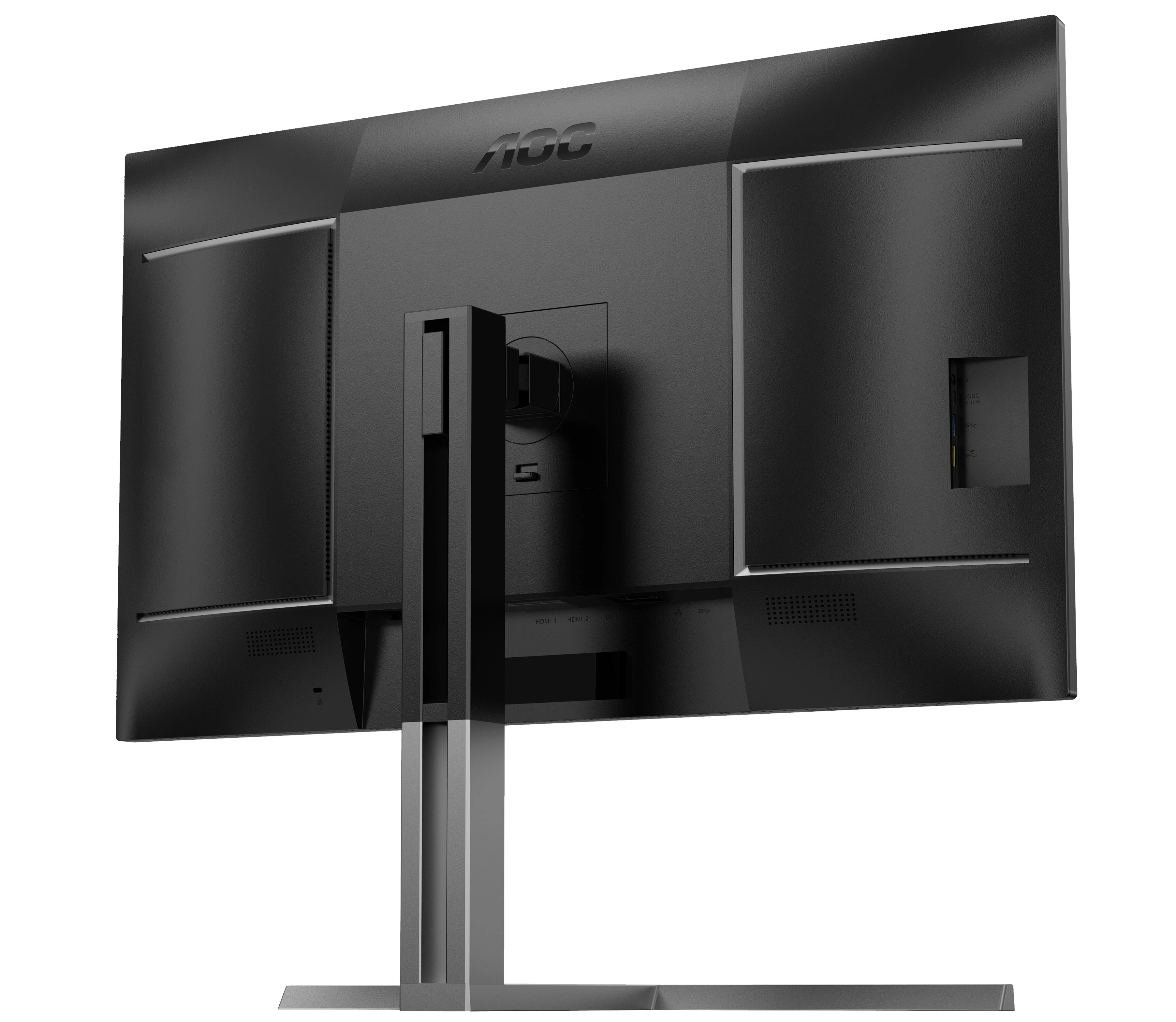 Монитор 31.5' AOC U32U3CV IPS 3840x2160, 60 Гц, 4 мс, 16:9, 400 кд/м², 2xHDMI 2.0, DP 1.4, USB-C, 3.5 Jack, USB Hub (4x USB 3.2), динамики (2x3 Вт), HDR10, Adaptive-Sync, черный, фото12