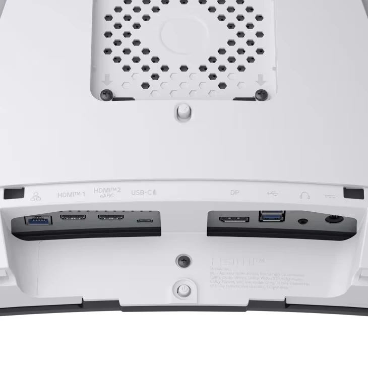 Монитор 39' LG UltraGear 39GX90SA-W OLED 3440x1440, 240 Гц, 0.03 мс, 21:9, 1300 кд/м² (пиковая), 2×HDMI 2.1, DP 1.4, USB-C (65 Вт PD), 3.5 Jack, динамики (2×7 Вт), DisplayHDR True Black 400, FreeSync Premium, G-Sync Compatible, изогнутый (800R), белый, фото15