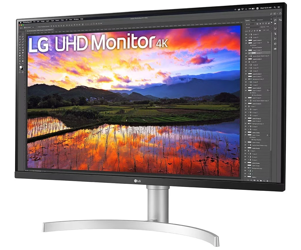 Монитор 31.5' LG 32UN650K-W IPS 3840x2160, 60 Гц, 5 мс, 16:9, 350 кд/м², 2xHDMI 2.0, DP 1.4, 3.5 мм, динамики (2x5 Вт), FreeSync, HDR10, черный/белый, фото3