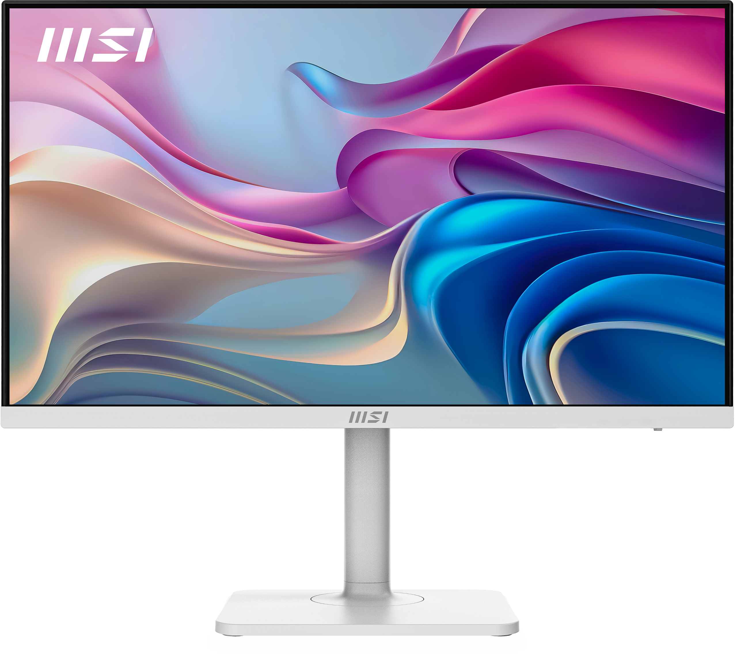 Монитор 27" MSI Modern MD272UPHW IPS 3840x2160, 60 Гц, 4 мс (GtG), 16:9, DisplayHDR 400, 400 кд/м², HDMI 2.0b (x2), DisplayPort 1.4a, USB-C (98 Вт), встроенные динамики (2x3 Вт), Flicker Free, Low Blue Light, PIP, KVM-переключатель, регулировка по высоте, поворотная подставка, портретный режим, белый