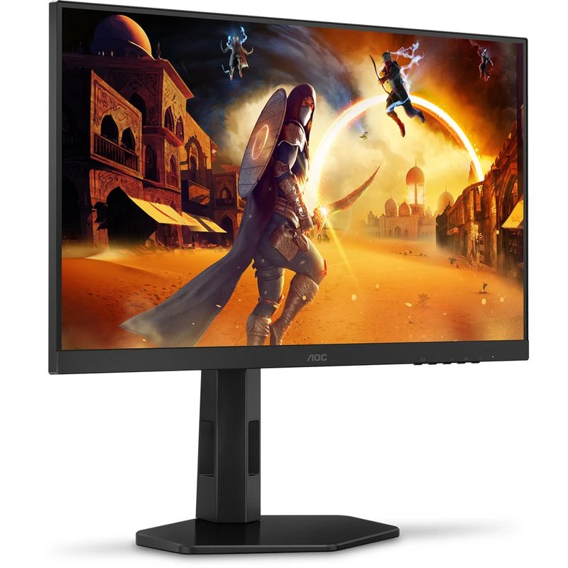 Монитор 23.8' AOC 24G4HX Fast IPS 1920x1080, 200 Гц, 0.3 мс (MPRT), 16:9, 300 кд/м², HDR10, HDMI 2.0, DP 1.4, 3.5 Jack, динамики (2x2 Вт), Adaptive-Sync, черный, фото2