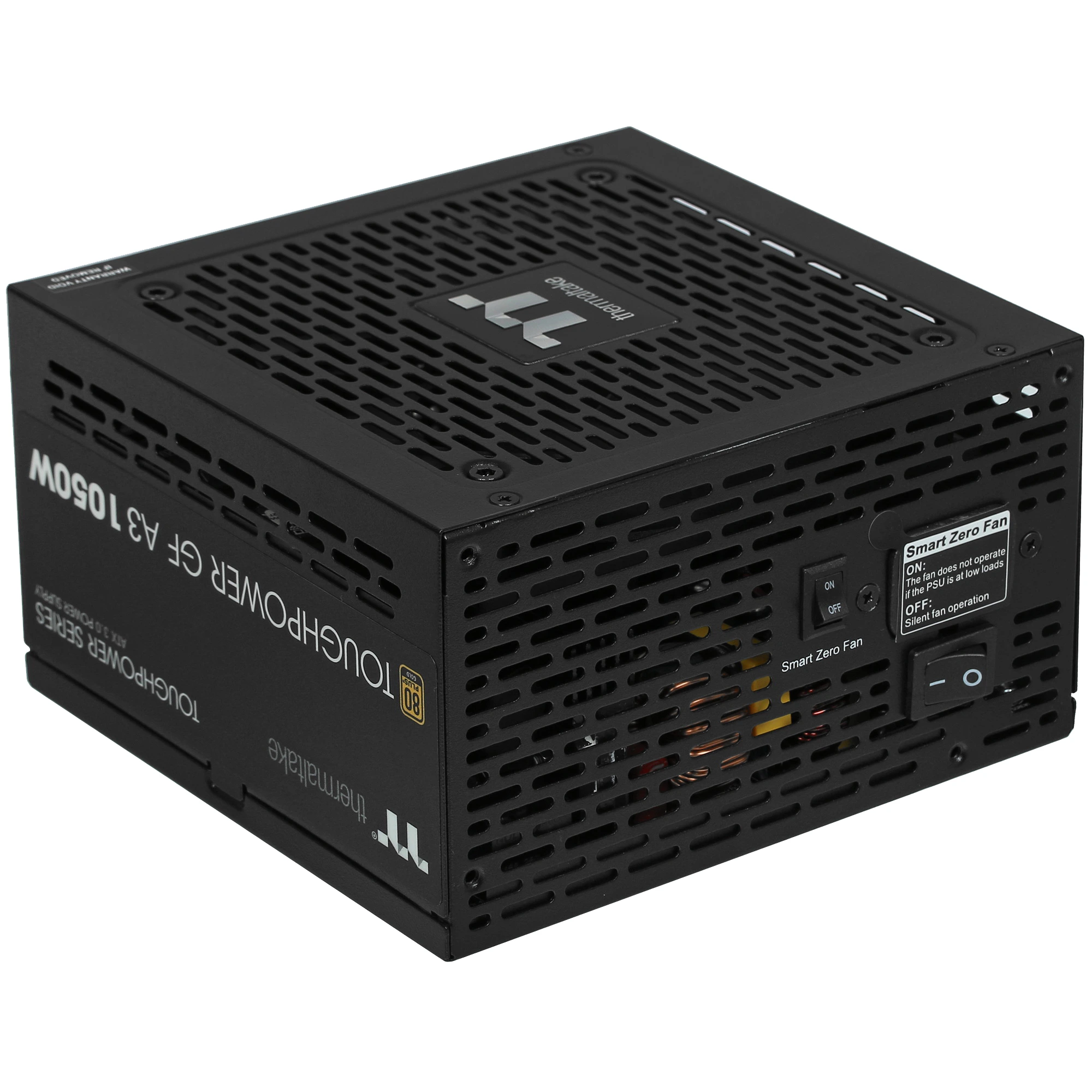 Блок питания Thermaltake Toughpower GF A3 1050W, 1050Вт, 80+ Gold, 120мм, модульный, черный, вид 4