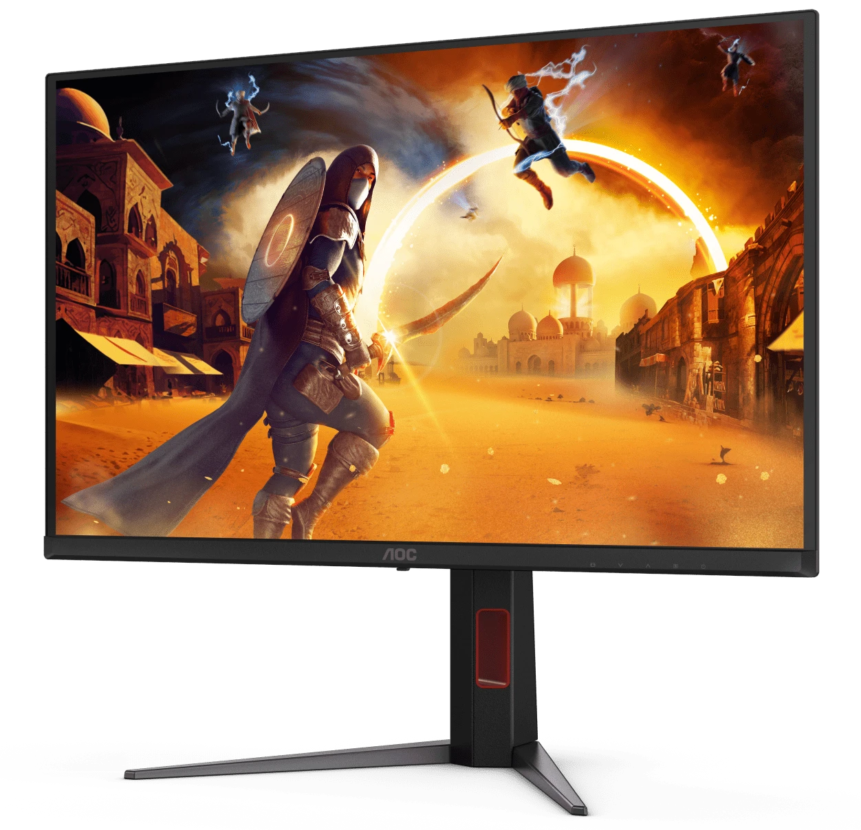 Монитор 27' AOC Q27G4ZD QD-OLED 2560x1440, 240 Гц, 0.03 мс, 16:9, 1000 кд/м² (пиковая), DisplayHDR True Black 400, DP 1.4, HDMI 2.0, USB Hub (4x USB 3.2), 3.5 Jack, Adaptive-Sync, черный, фото3