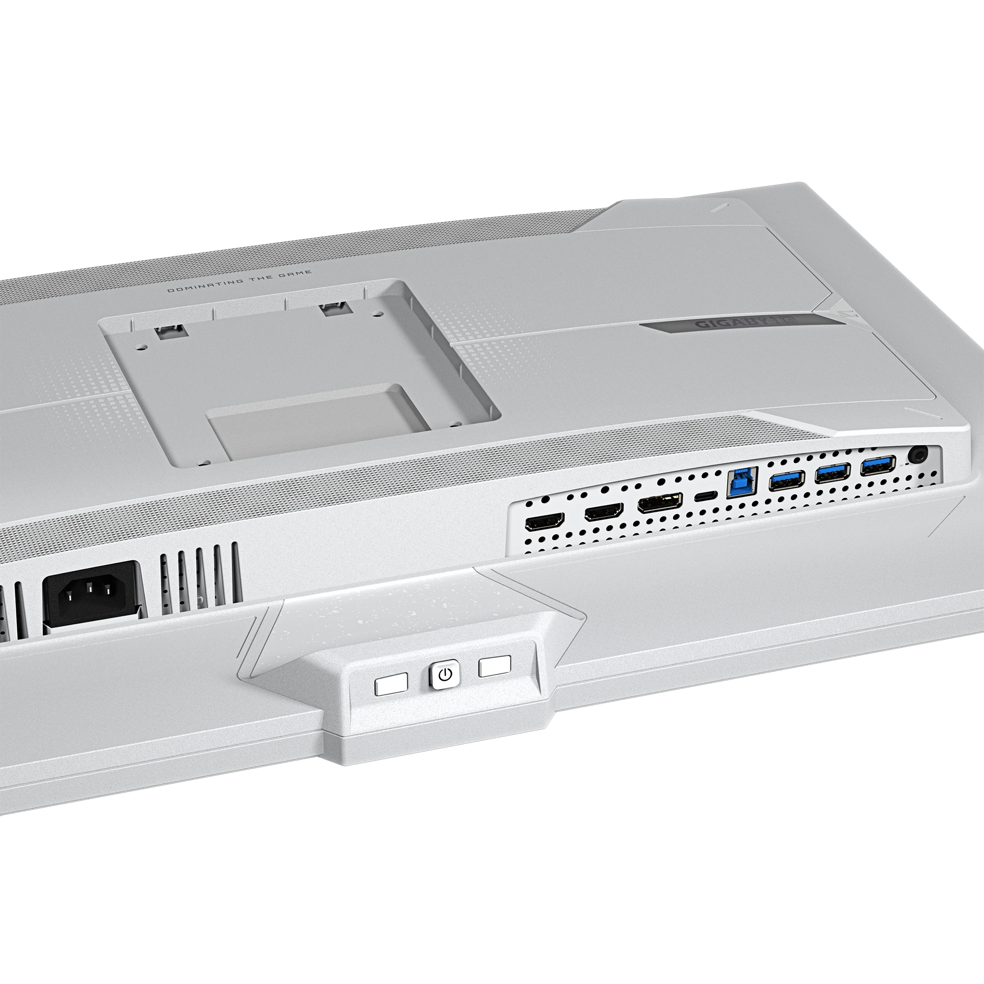 Монитор 27' Gigabyte M27UP ICE IPS 3840x2160, 160 Гц, 1 мс, 16:9, 350 кд/м², 2xHDMI 2.1, DP 1.4, USB-C, USB Hub (4x USB 3.2), 3.5 Jack, динамики (2x5 Вт), DisplayHDR 400, FreeSync Premium, G-Sync Compatible, Pivot, VESA 100x100, белый, фото8