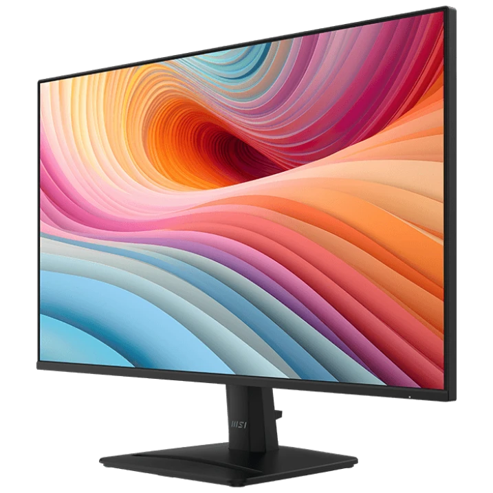 Монитор 27' MSI PRO MP275 E2 IPS 1920x1080, 120 Гц, 4 мс (1 мс MPRT), 16:9, 300 кд/м², VGA, HDMI 2.0, DP 1.2a, 3.5 Jack, динамики (2×2 Вт), Adaptive-Sync, черный, фото2