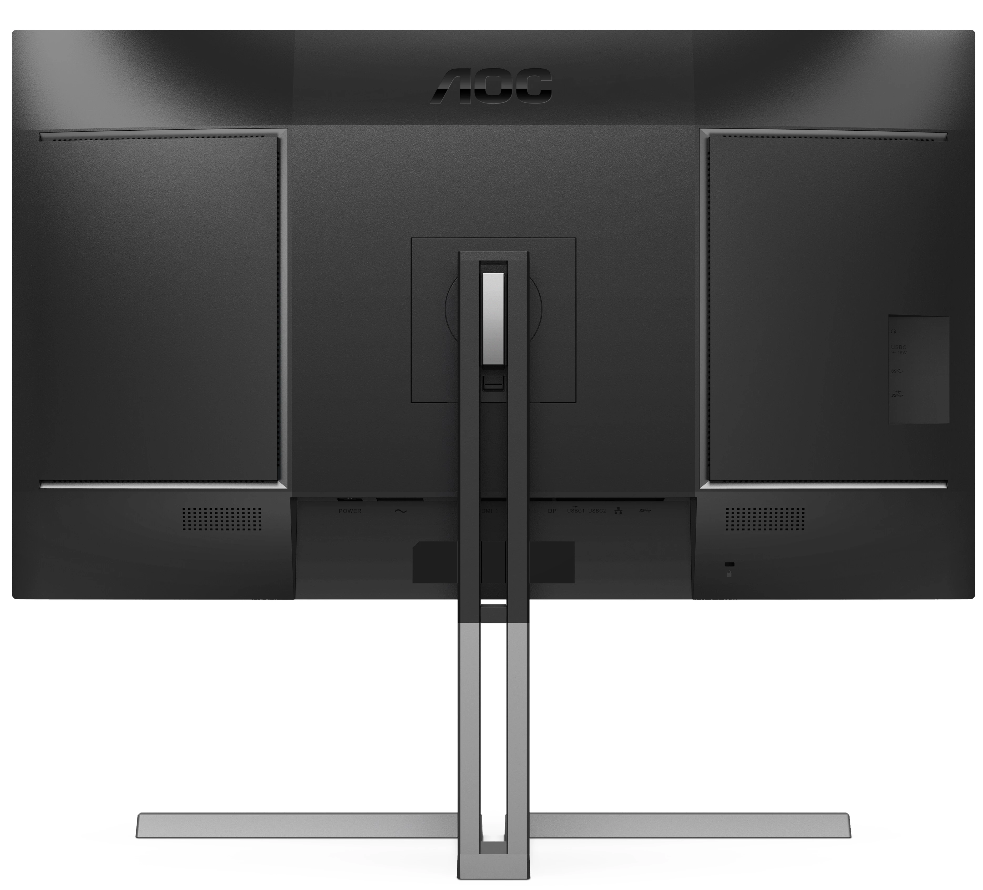 Монитор 31.5' AOC U32U3CV IPS 3840x2160, 60 Гц, 4 мс, 16:9, 400 кд/м², 2xHDMI 2.0, DP 1.4, USB-C, 3.5 Jack, USB Hub (4x USB 3.2), динамики (2x3 Вт), HDR10, Adaptive-Sync, черный, фото9