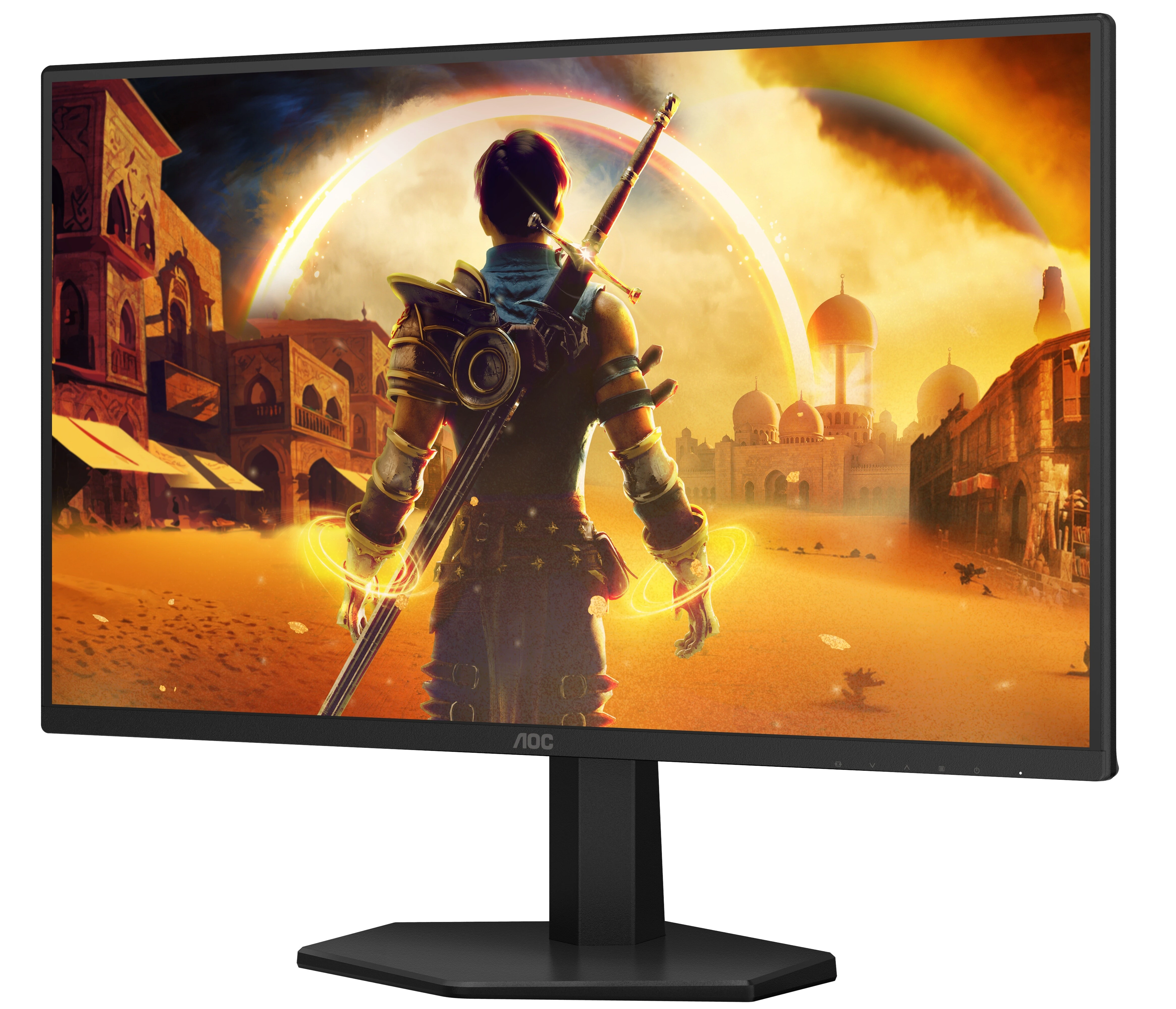 Монитор 27' AOC 27G42E Fast IPS 1920x1080, 180 Гц, 0.5 мс, 16:9, 300 кд/м², HDMI 2.0, DP 1.4, 3.5 Jack, Adaptive-Sync, HDR10, черный, фото3