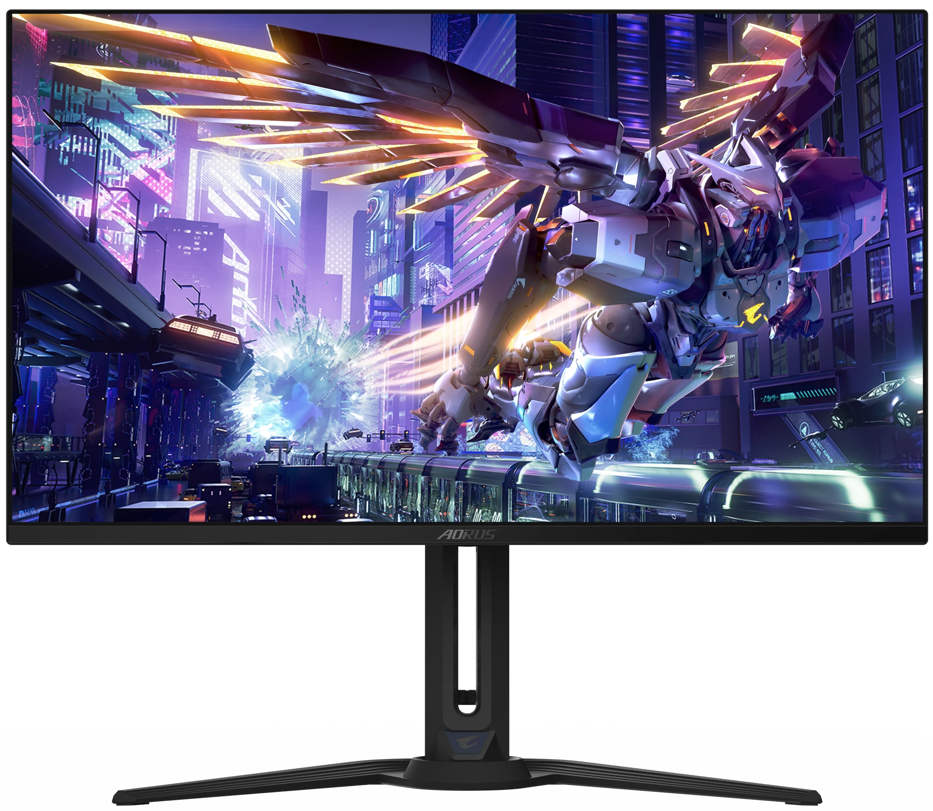 Монитор 31.5' Gigabyte AORUS FO32U2-EK QD-OLED 3840x2160, 240 Гц, 0.03 мс, 16:9, 1000 кд/м², DisplayHDR True Black 400, DP 2.1, HDMI 2.1, USB-C, USB Hub (3x USB 3.2), 3.5 Jack, FreeSync Premium Pro, KVM, динамики (2x5 Вт), черный, фото11