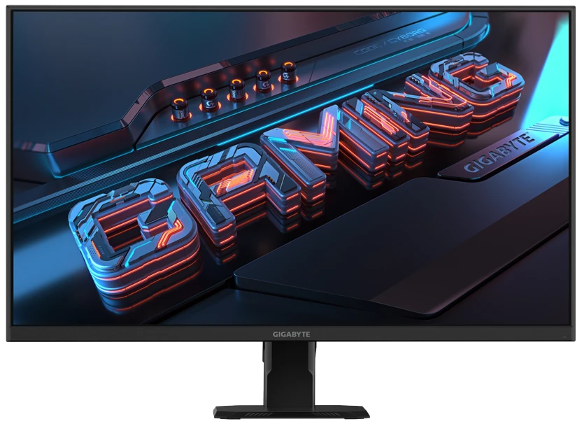 Монитор 27' Gigabyte GS27QA EU IPS 2560x1440, 180 Гц, 1 мс, 16:9, 300 кд/м², DP 1.4, HDMI 2.0, 3.5 Jack, FreeSync, черный, фото 1