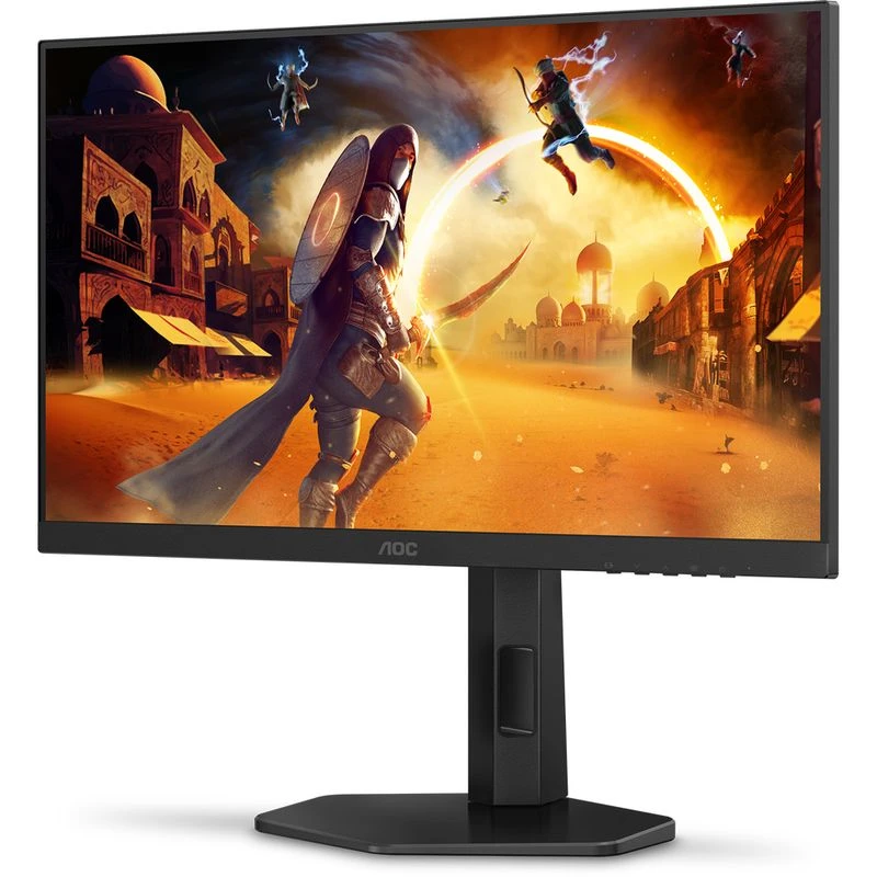 Монитор 23.8' AOC 24G4HX Fast IPS 1920x1080, 200 Гц, 0.3 мс (MPRT), 16:9, 300 кд/м², HDR10, HDMI 2.0, DP 1.4, 3.5 Jack, динамики (2x2 Вт), Adaptive-Sync, черный, фото3