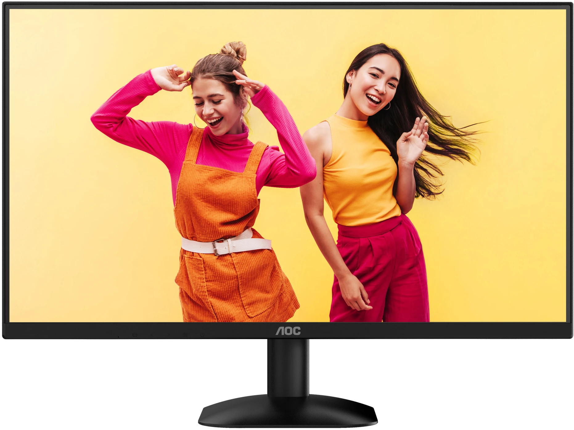 Монитор 27' AOC Q27B35E IPS 2560x1440, 75 Гц, 1 мс, 16:9, 300 кд/м², HDMI 1.4, DP 1.4, HDR10, Adaptive-Sync, черный