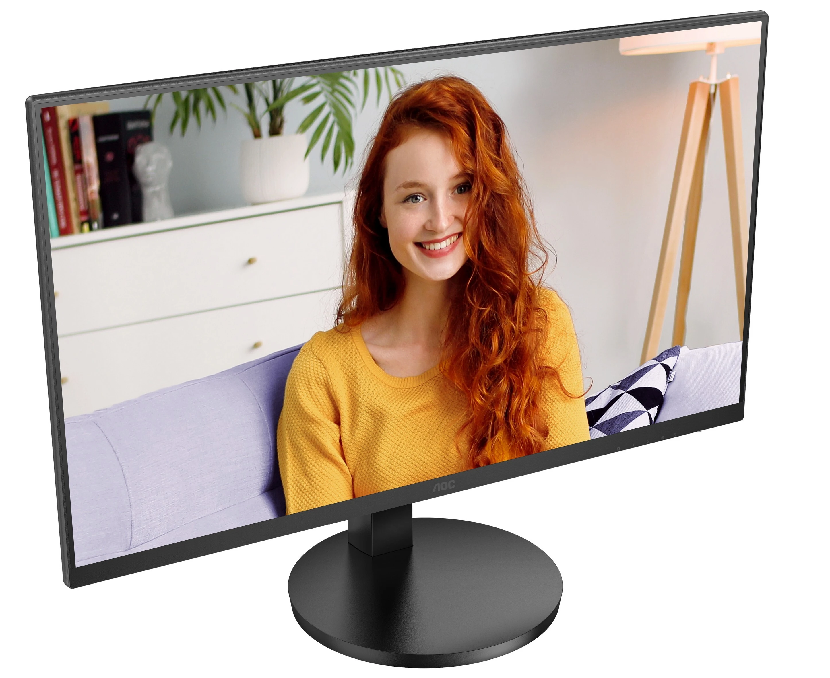 Монитор 27' AOC U27B3CF IPS 3840x2160, 60 Гц, 4 мс, 16:9, 350 кд/м², HDMI 2.0, USB-C, 3.5 Jack, USB Hub (2x USB 3.0), Adaptive-Sync, HDR10, динамики (2x2 Вт), черный, фото9