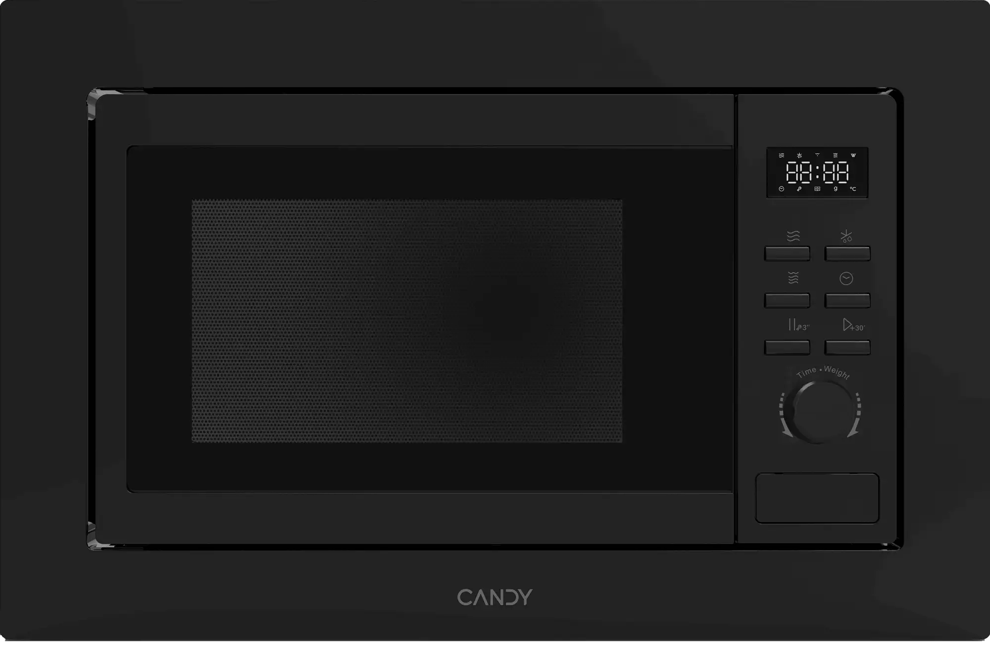 Встраиваемая микроволновая печь Candy CMXBDG207B черный, 20 л, 700 Вт, переключатели - кнопки, поворотный механизм, фото2