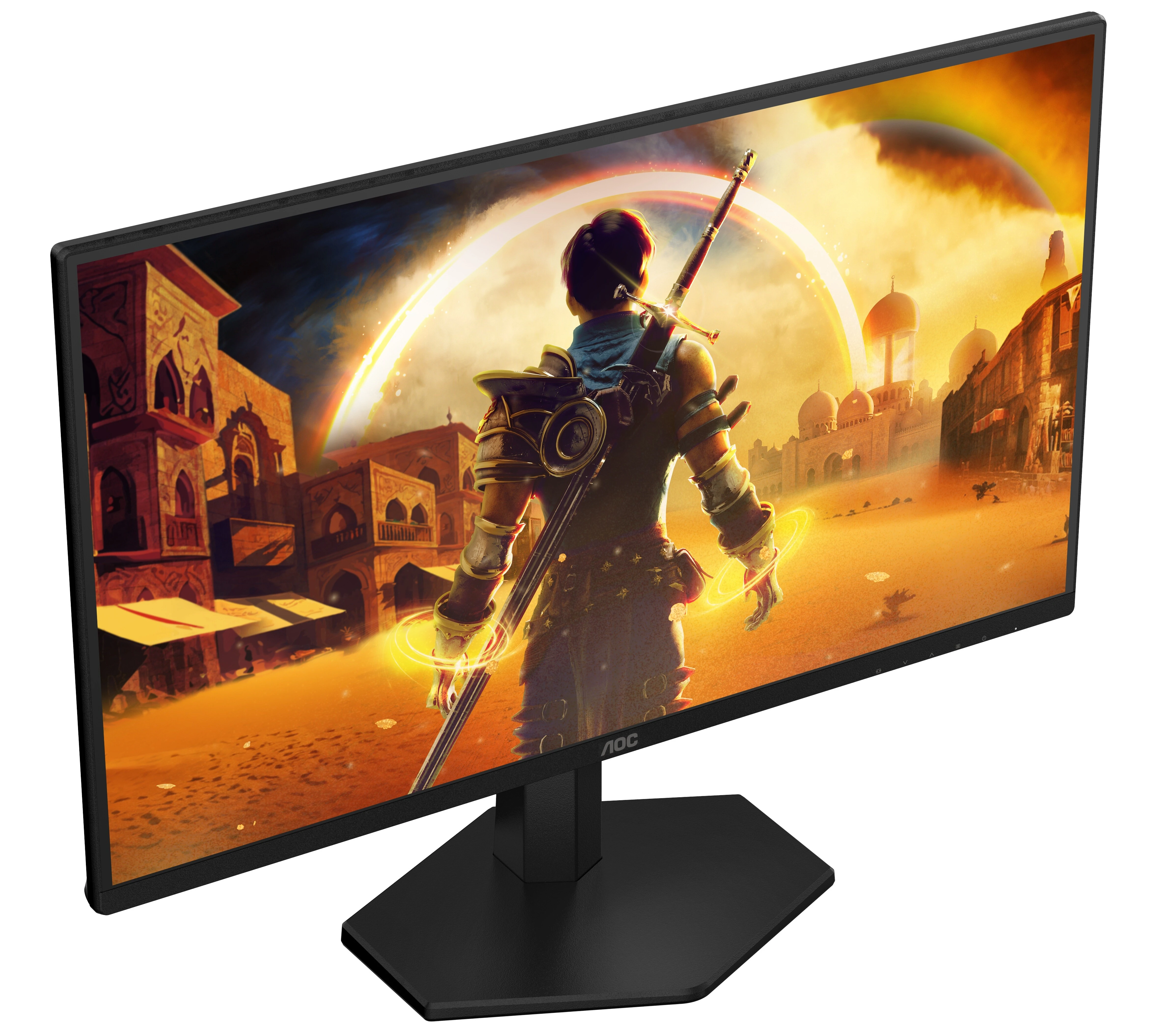 Монитор 27' AOC 27G42E Fast IPS 1920x1080, 180 Гц, 0.5 мс, 16:9, 300 кд/м², HDMI 2.0, DP 1.4, 3.5 Jack, Adaptive-Sync, HDR10, черный, фото4