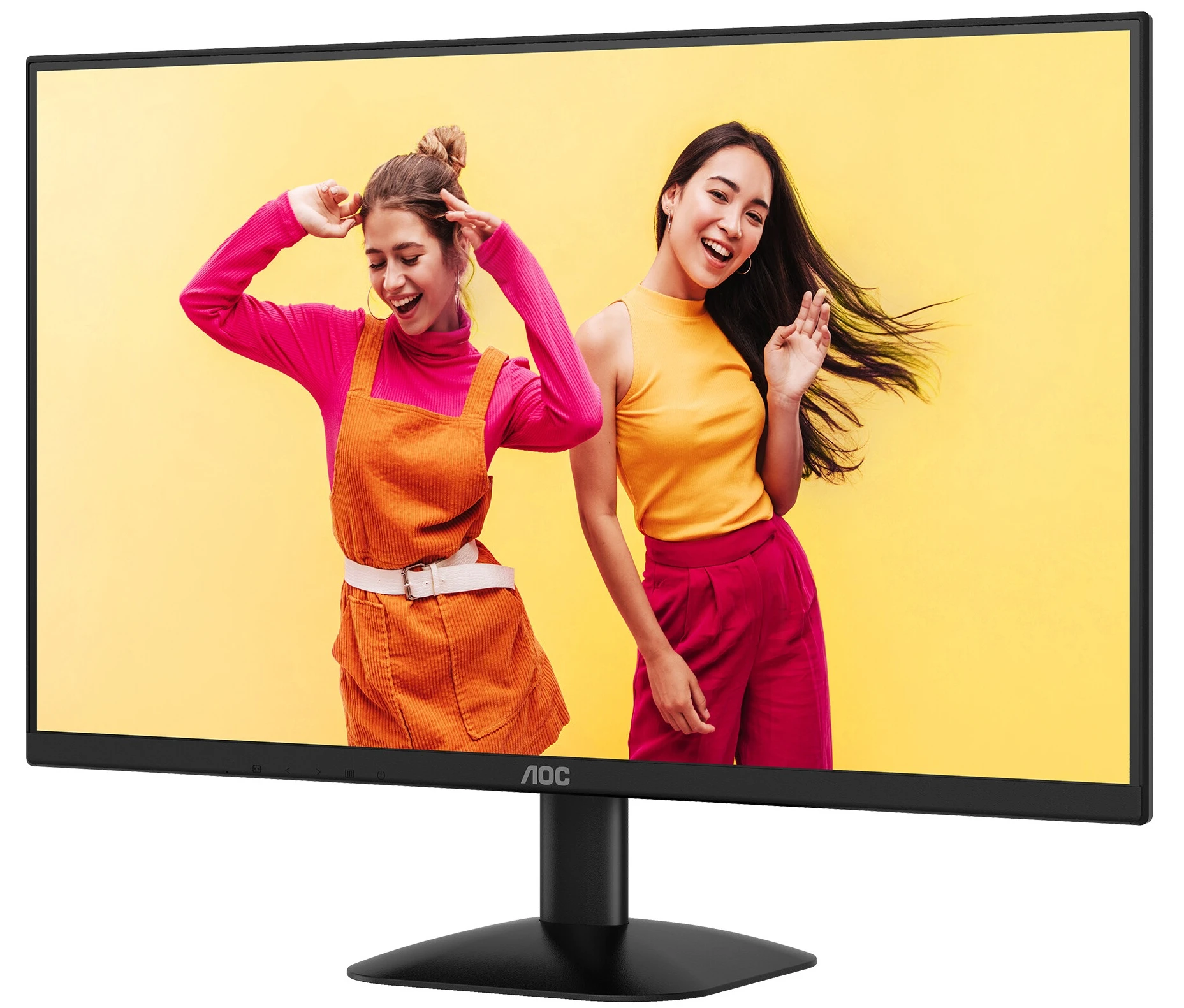 Монитор 23.8' AOC Q24B35 IPS 2560x1440, 120 Гц, 4 мс, 16:9, 250 кд/м², HDMI 2.0, DP 1.4, HDR10, черный, фото3