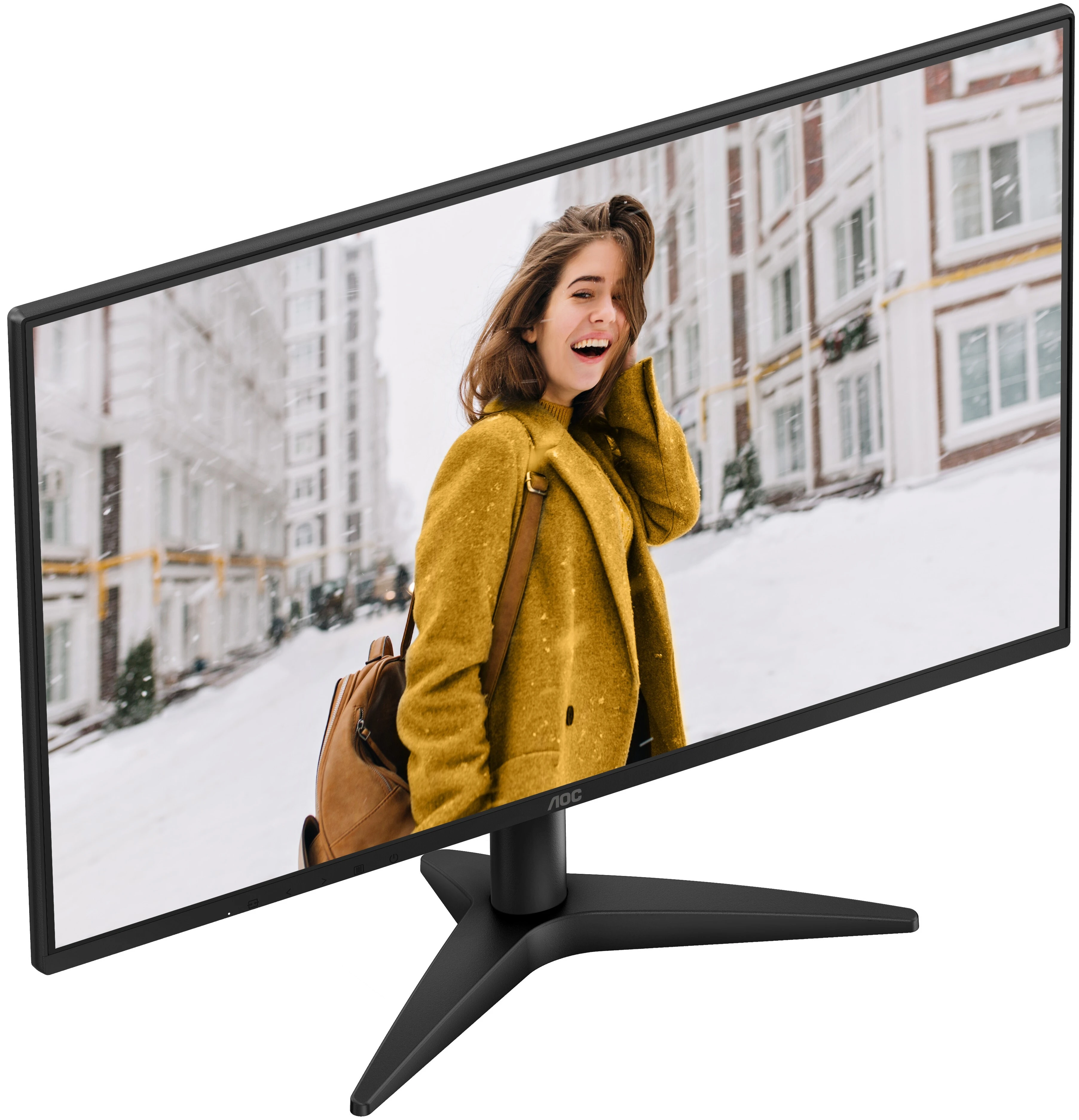 Монитор 27' AOC Q27B36S3 IPS 2560x1440, 120 Гц, 4 мс, 16:9, 350 кд/м², DP 1.4, HDMI 2.0, HDR10, Adaptive-Sync, Flicker-free, Low Blue Light, черный, фото3