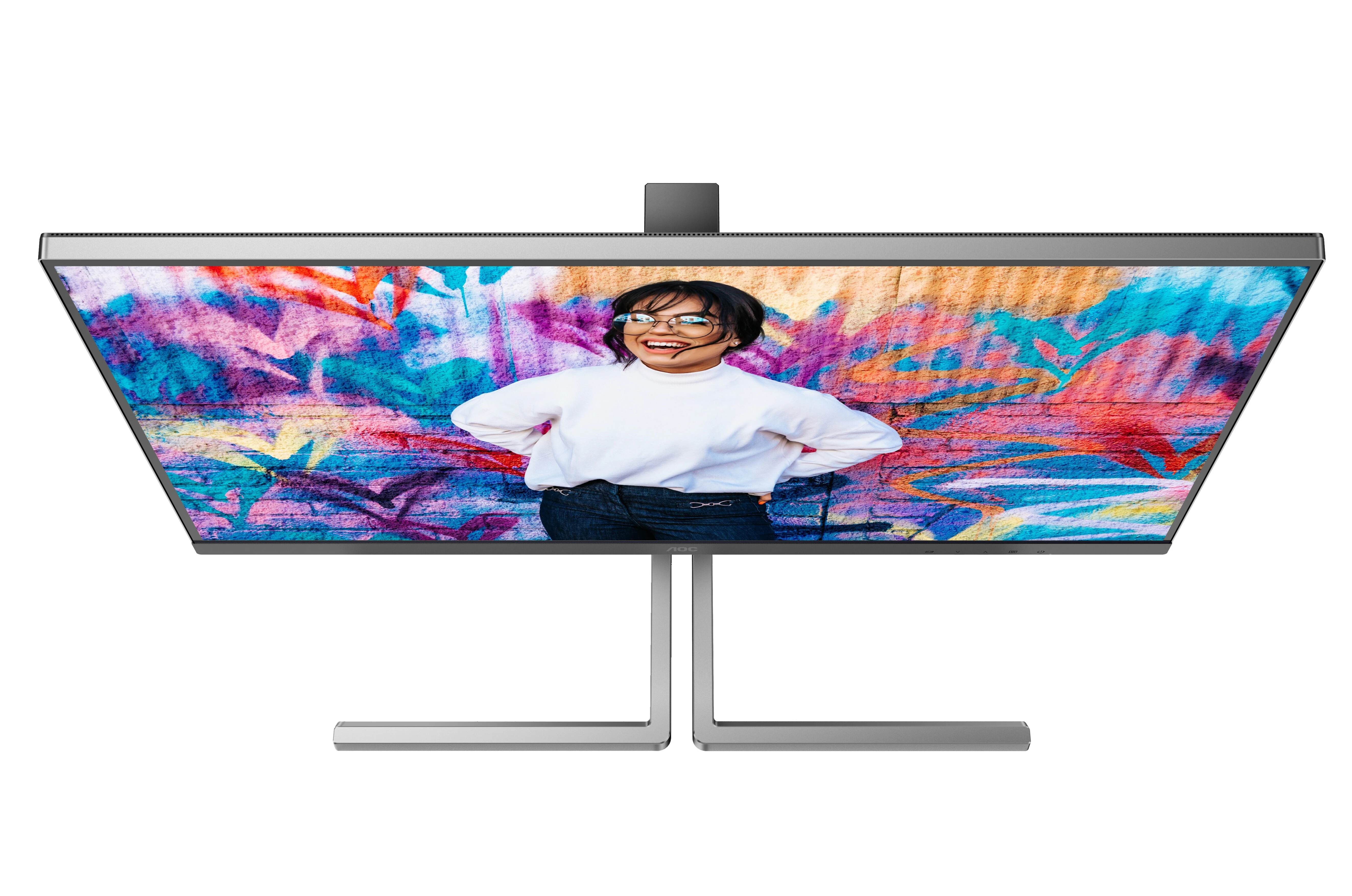 Монитор 31.5' AOC U32U3CV IPS 3840x2160, 60 Гц, 4 мс, 16:9, 400 кд/м², 2xHDMI 2.0, DP 1.4, USB-C, 3.5 Jack, USB Hub (4x USB 3.2), динамики (2x3 Вт), HDR10, Adaptive-Sync, черный, фото15