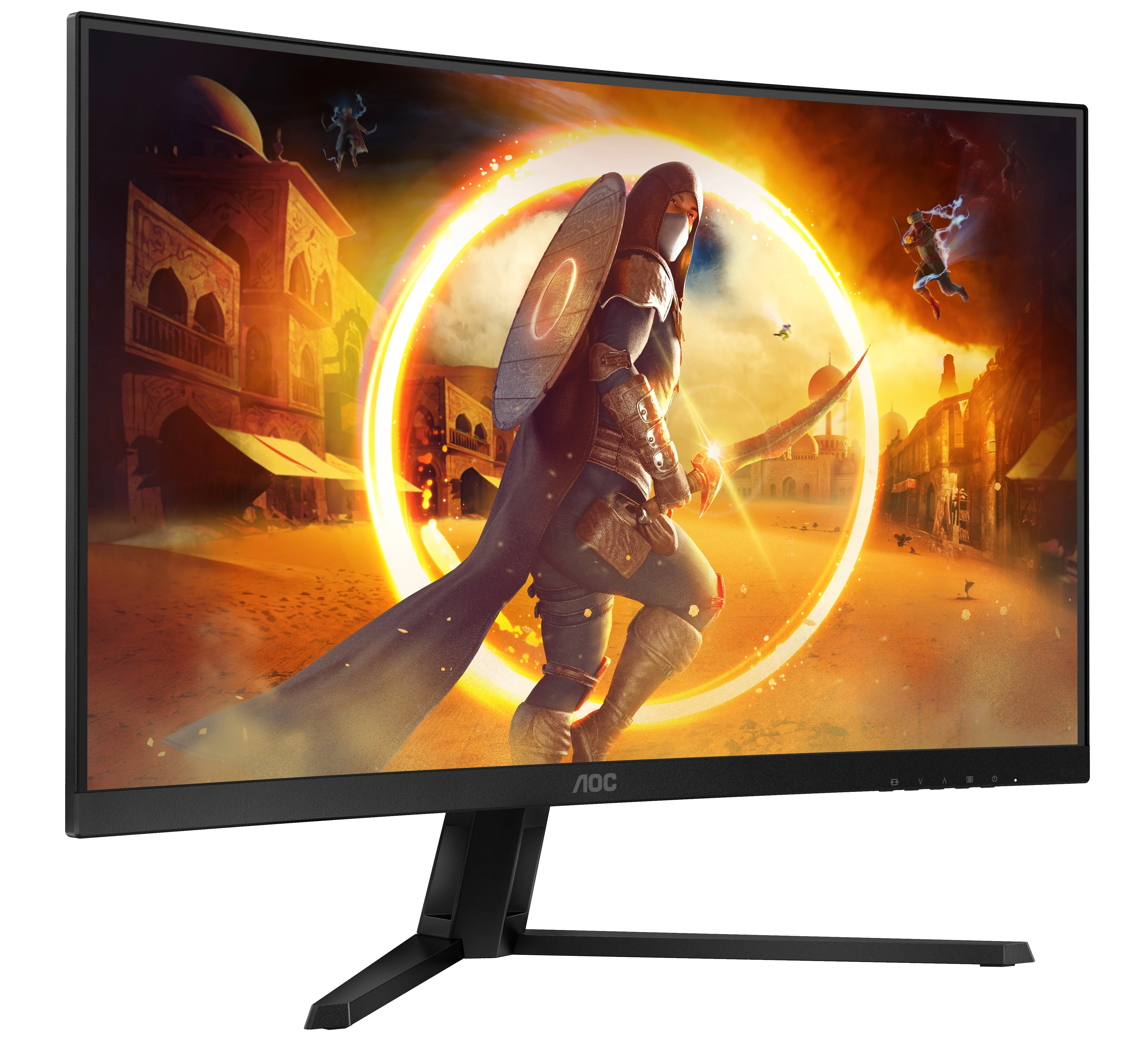 Монитор 32' AOC CQ32G4VE, VA 2560x1440, 180 Гц, 1 мс, 16:9, 300 кд/м², 2xHDMI, 1xDP, 1x3.5 мм, изогнутый R1500, черный, фото13