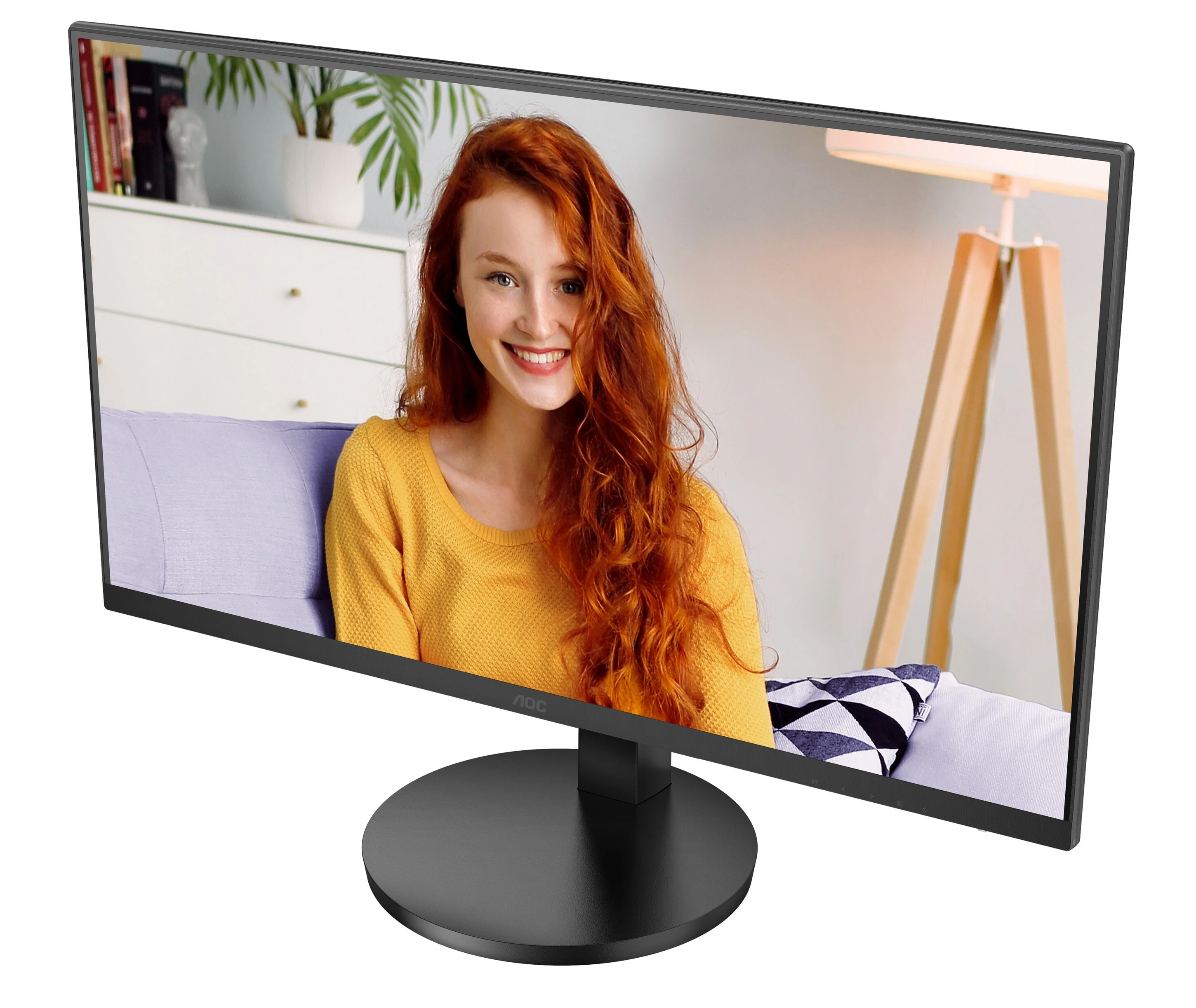 Монитор 27' AOC U27B3CF IPS 3840x2160, 60 Гц, 4 мс, 16:9, 350 кд/м², HDMI 2.0, USB-C, 3.5 Jack, USB Hub (2x USB 3.0), Adaptive-Sync, HDR10, динамики (2x2 Вт), черный, фото10