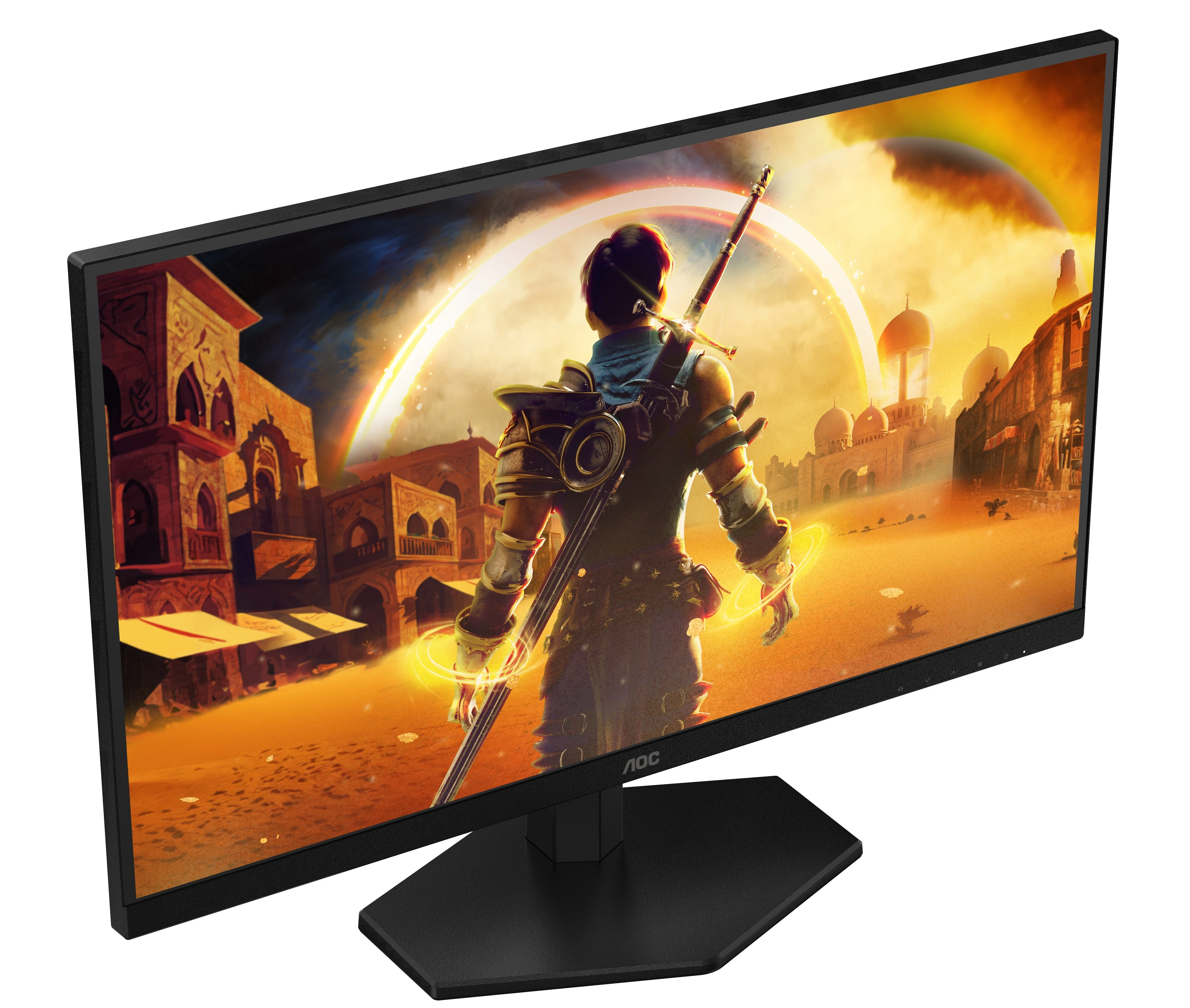 Монитор 27' AOC Q27G42ZE Fast IPS 2560x1440, 240 Гц, 0.3 мс, 16:9, 300 кд/м², HDMI 2.0, DP 1.4, 3.5 Jack, Adaptive-Sync, HDR10, черный, фото9