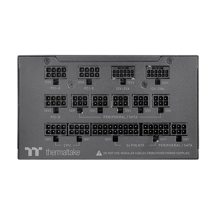Блок питания Thermaltake Toughpower TF3 1300W, 1300Вт, 80+ Titanium, 140мм, модульный, черный, вид 6
