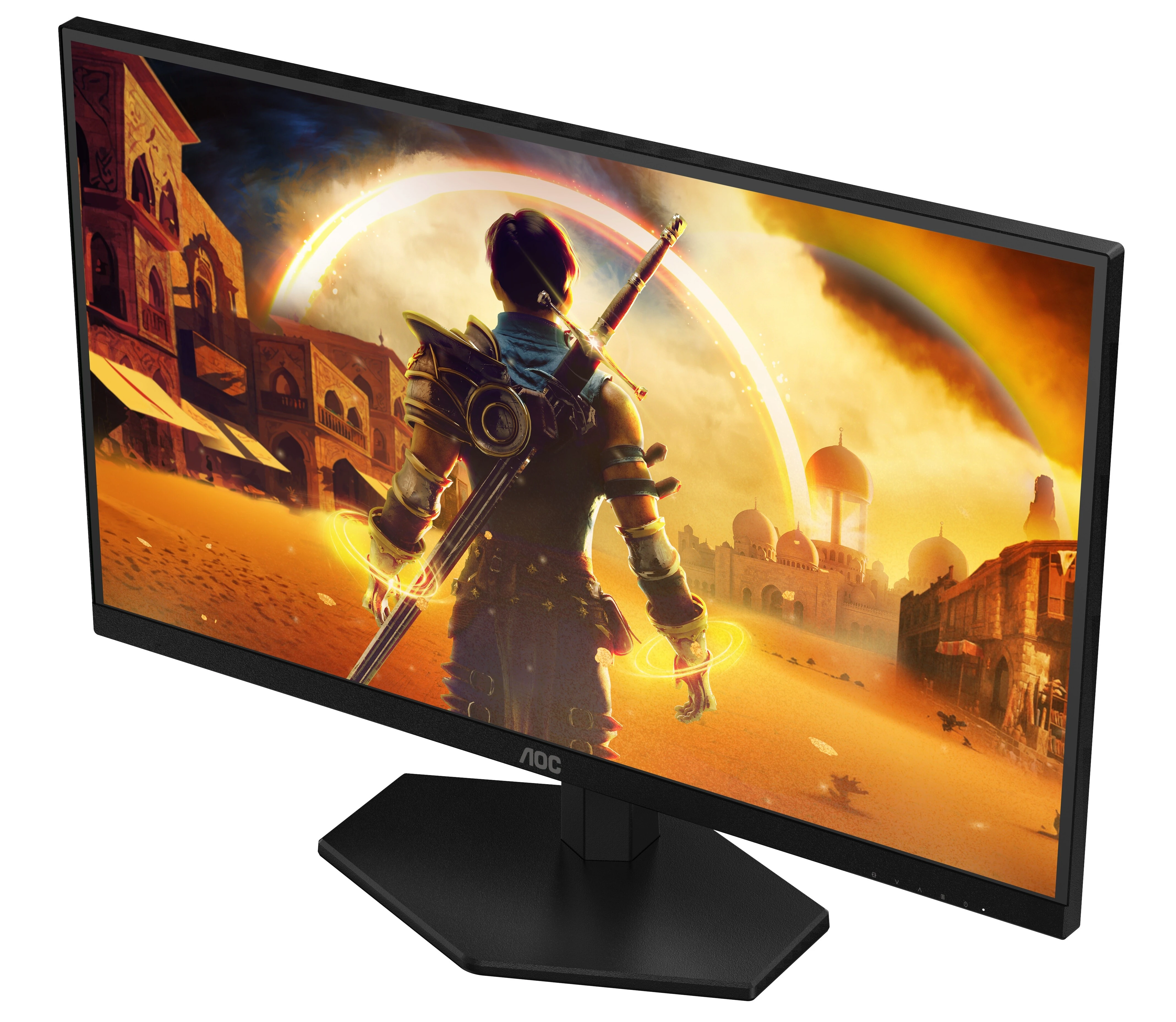 Монитор 27' AOC Q27G42ZE Fast IPS 2560x1440, 240 Гц, 0.3 мс, 16:9, 300 кд/м², HDMI 2.0, DP 1.4, 3.5 Jack, Adaptive-Sync, HDR10, черный, фото10